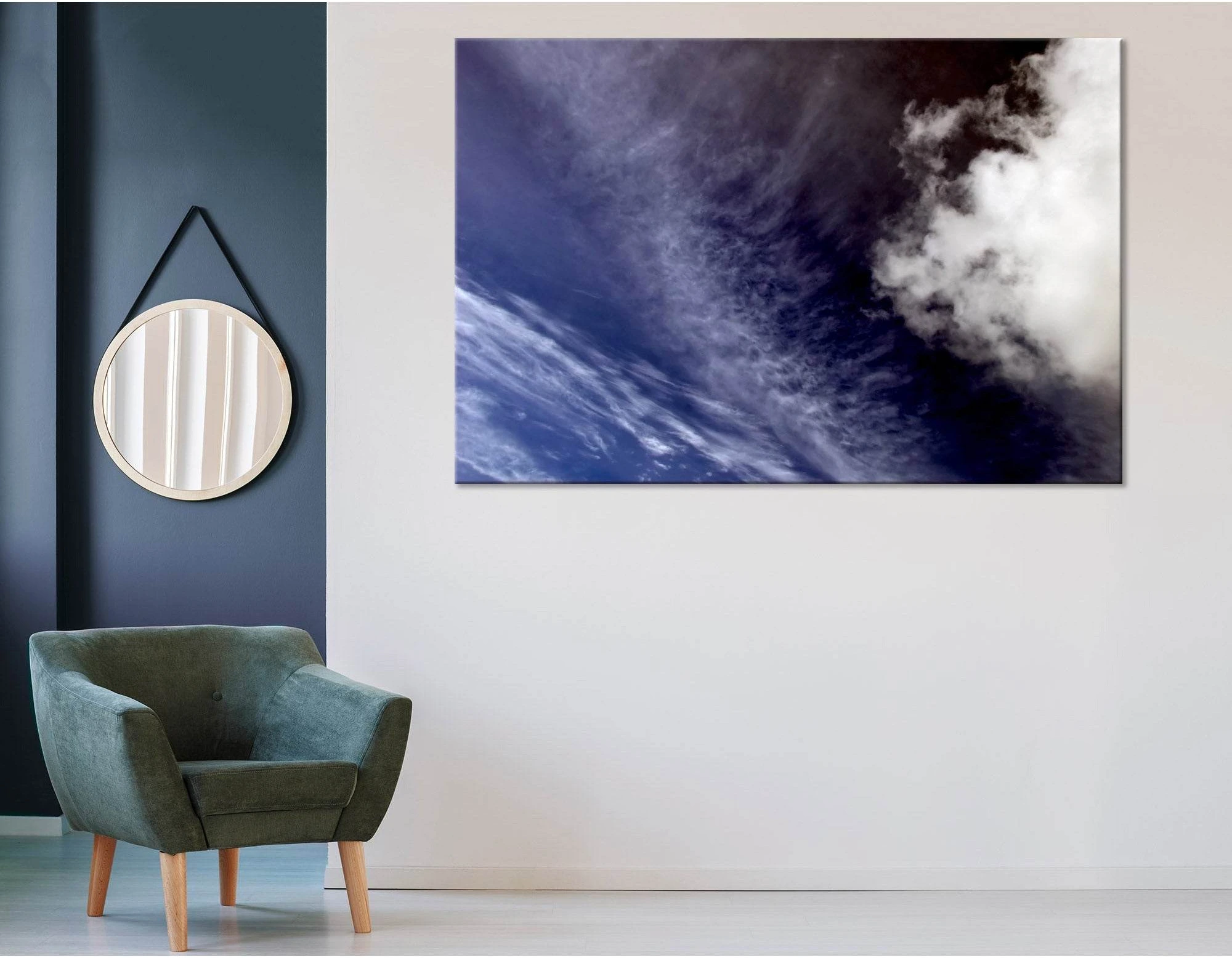 Planet From Space Abstract №04342 Ready to Hang Canvas Print - Zellart Canvas Prints ALL_Products