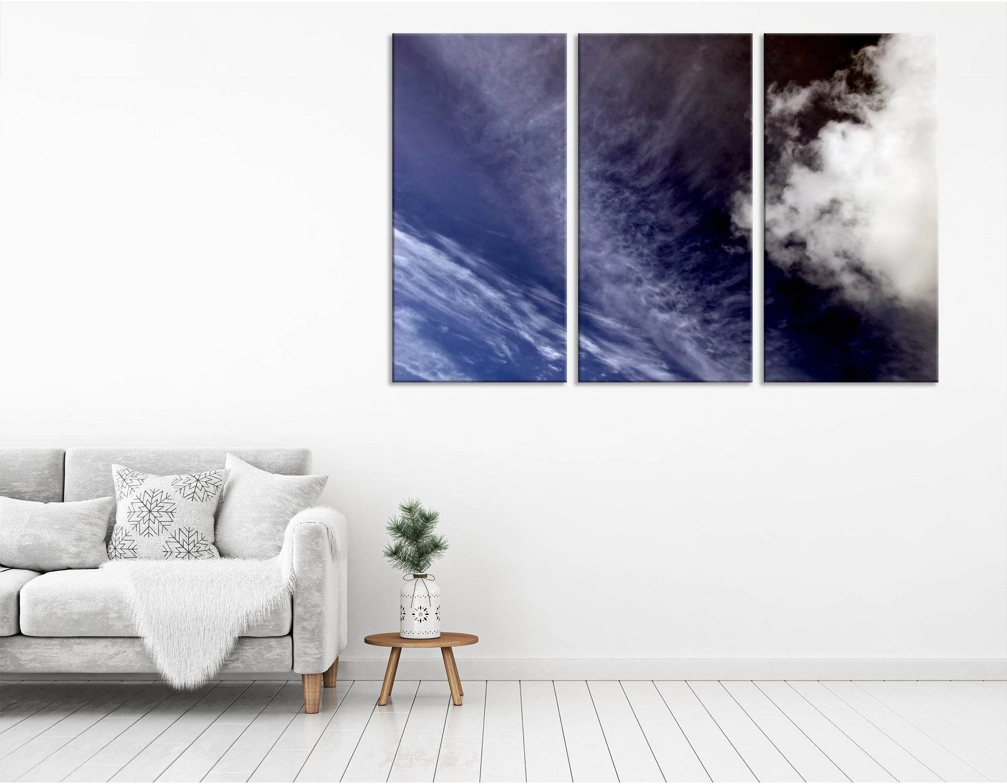 Planet From Space Abstract №04342 Ready to Hang Canvas Print - Zellart Canvas Prints ALL_Products