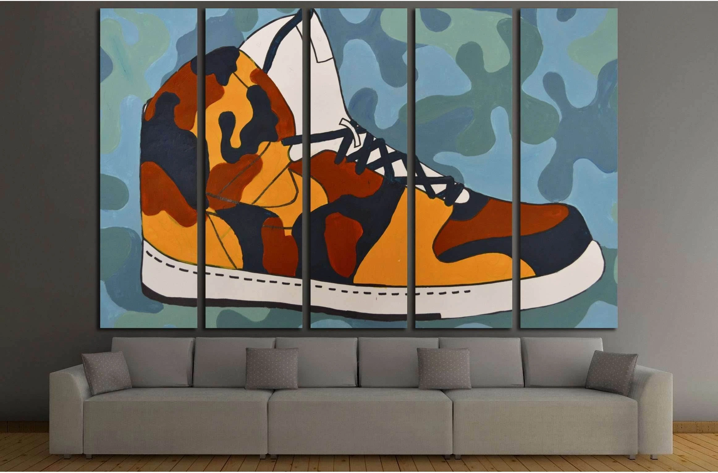 Pop art №3305 Ready to Hang Canvas Print - Zellart Canvas Prints ALL_Products, s-3305