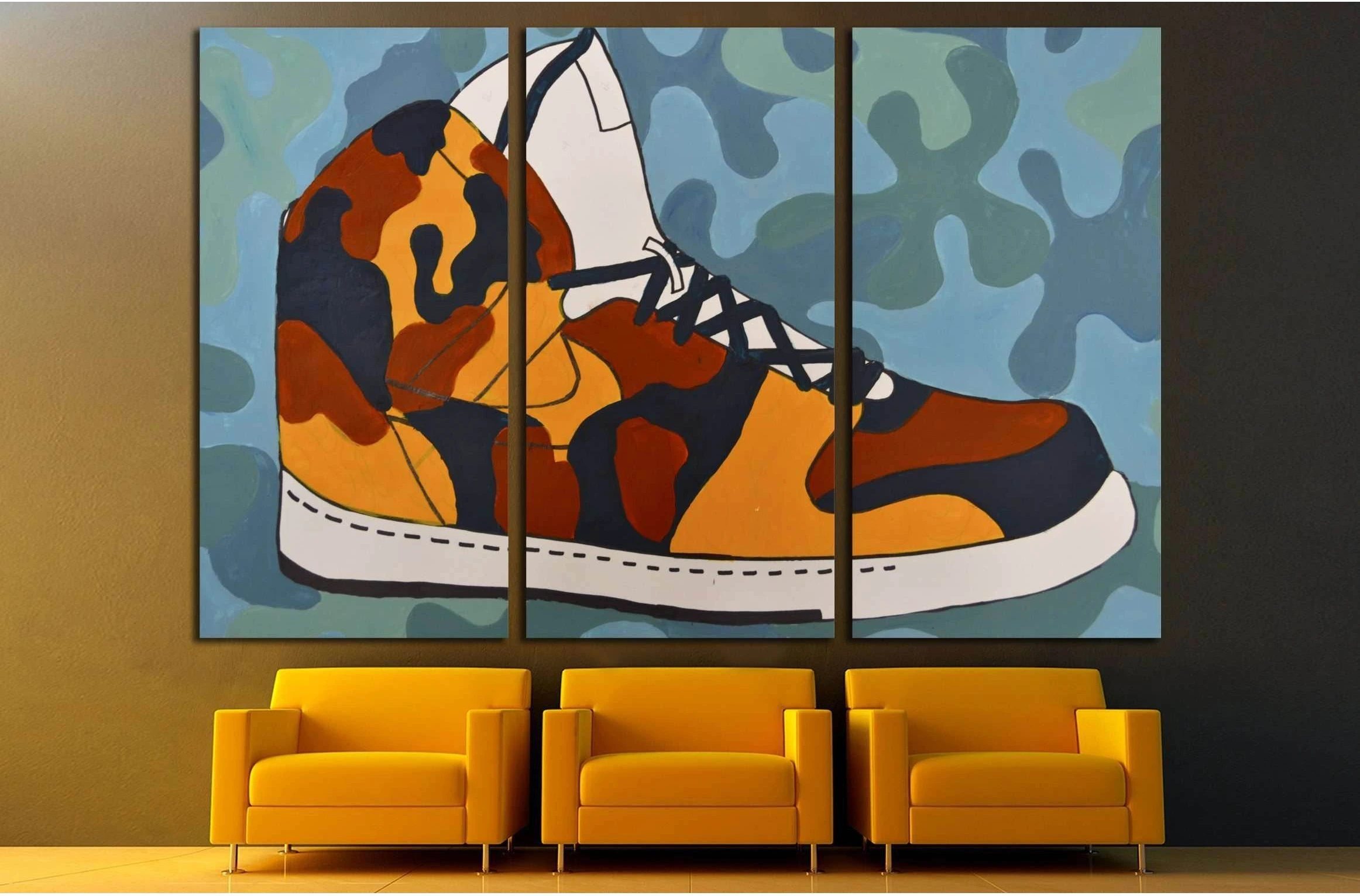 Pop art №3305 Ready to Hang Canvas Print - Zellart Canvas Prints ALL_Products, s-3305