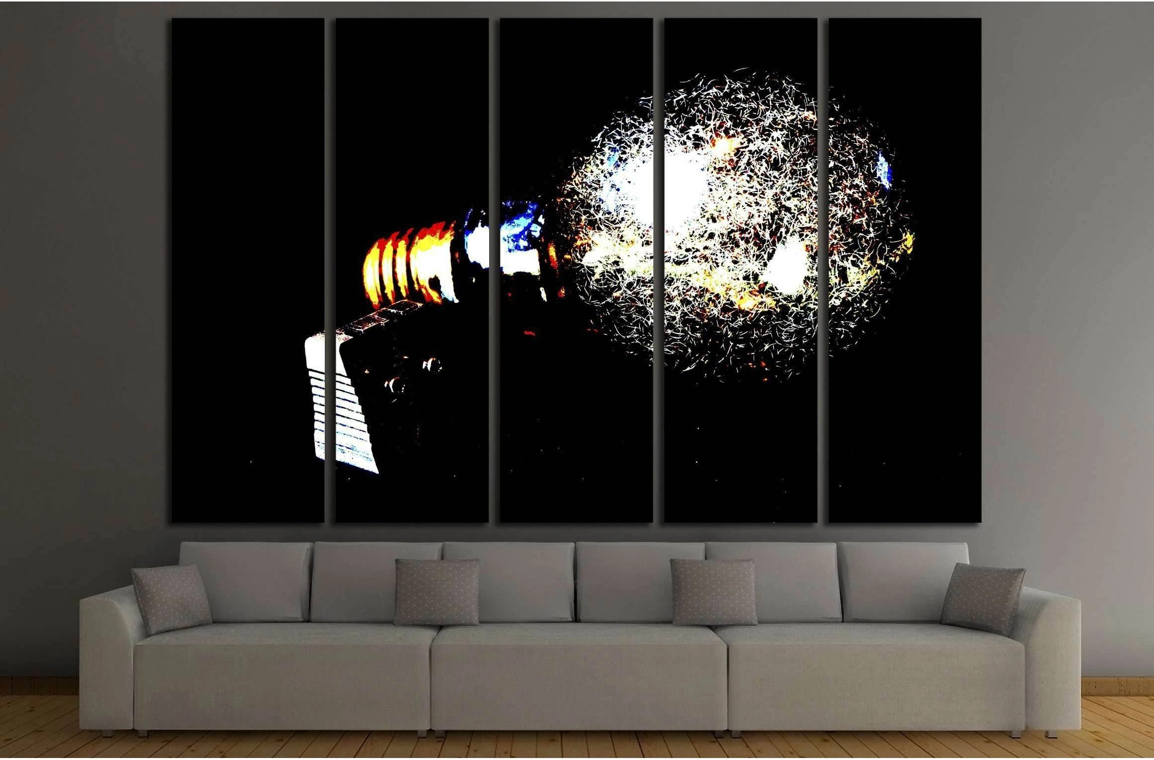 Pop Art Magnesium №3307 Ready to Hang Canvas Print - Zellart Canvas Prints ALL_Products, s-3307