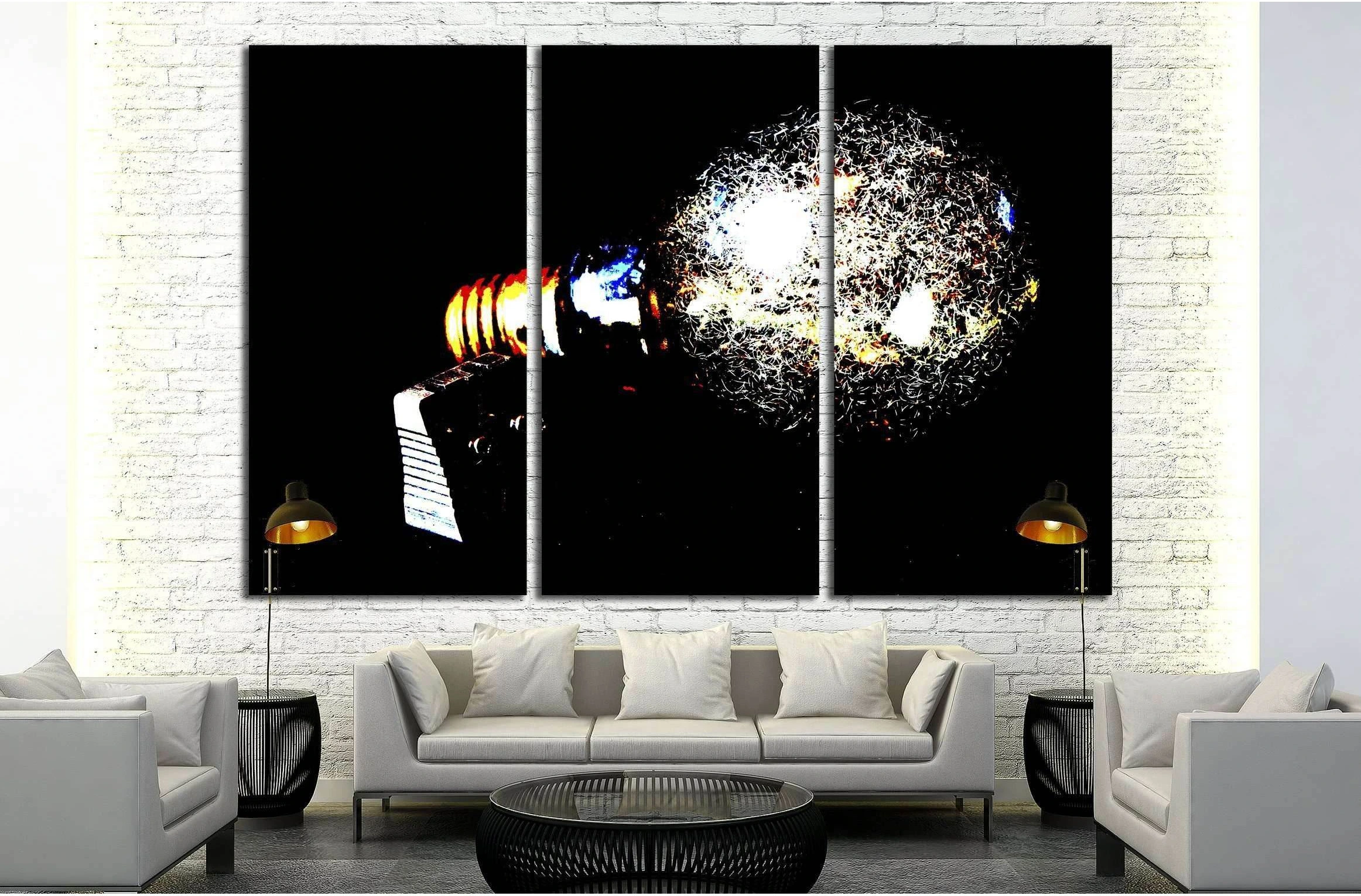 Pop Art Magnesium №3307 Ready to Hang Canvas Print - Zellart Canvas Prints ALL_Products, s-3307