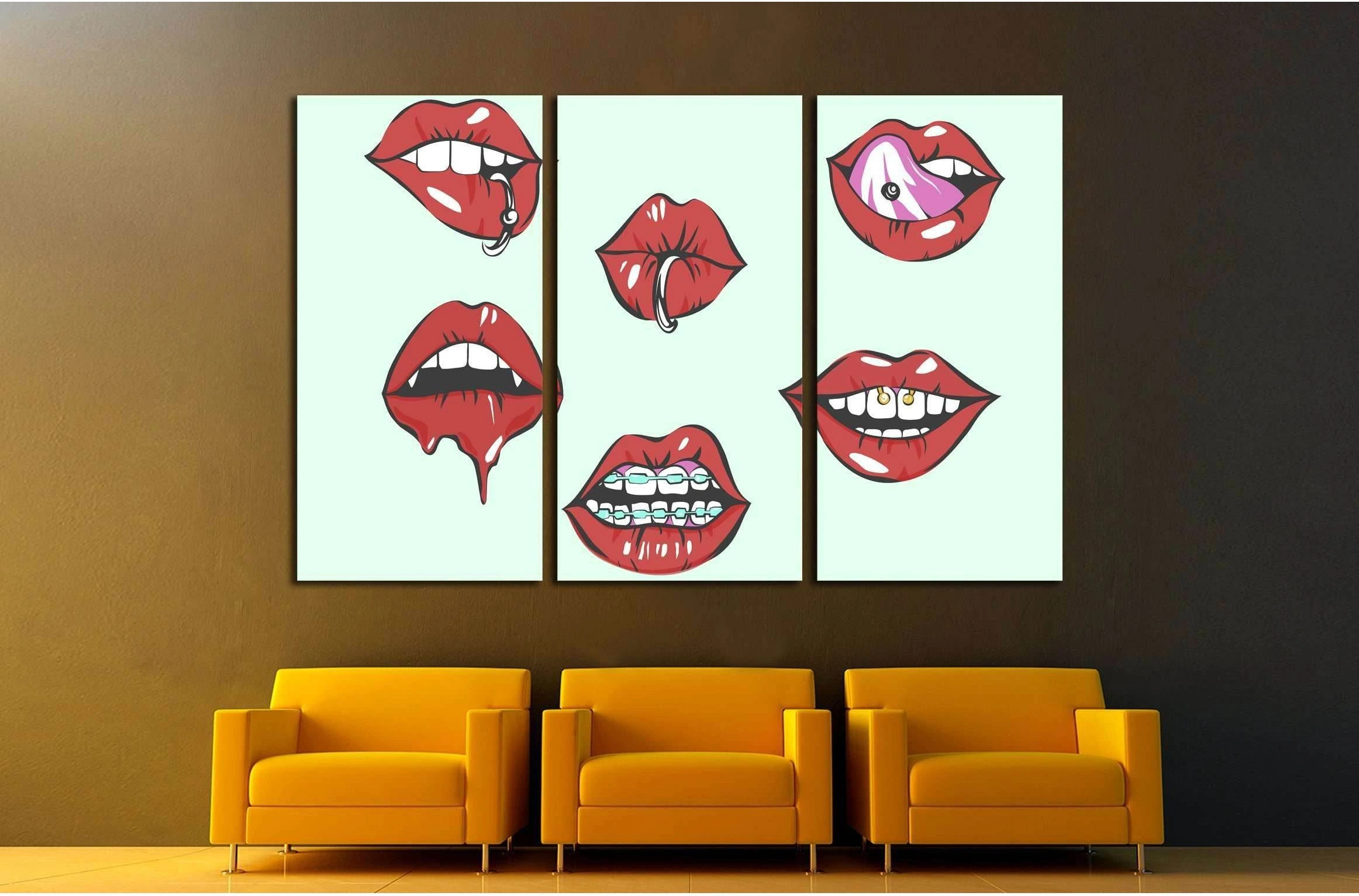 Pop Art Sexy №3316 Ready to Hang Canvas Print - Zellart Canvas Prints ALL_Products, s-3316