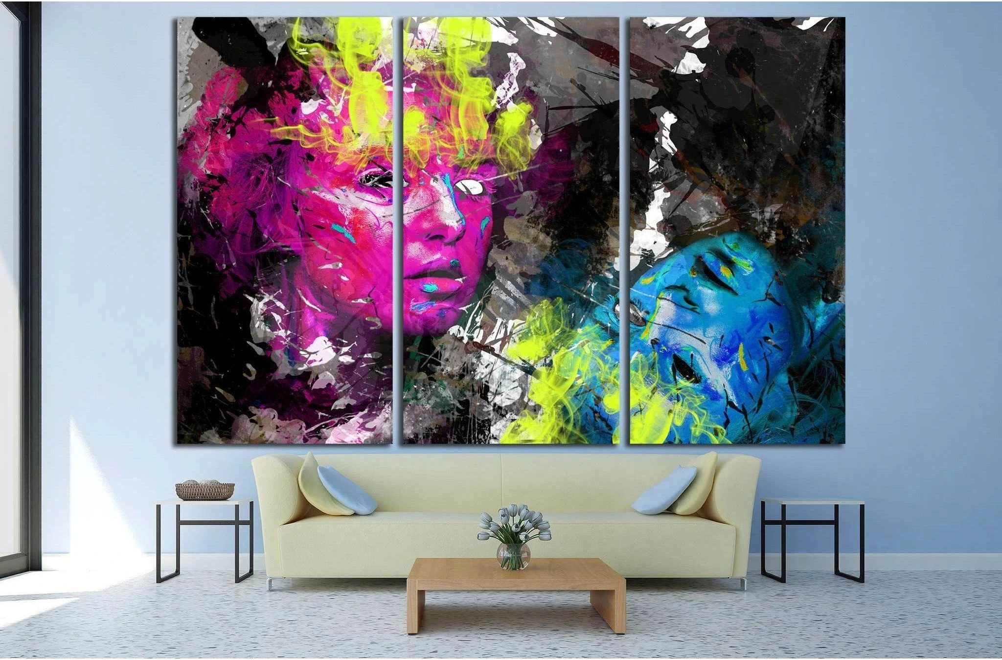 Psychedelic image №734 Ready to Hang Canvas Print - Zellart Canvas Prints ALL_Products, s-734
