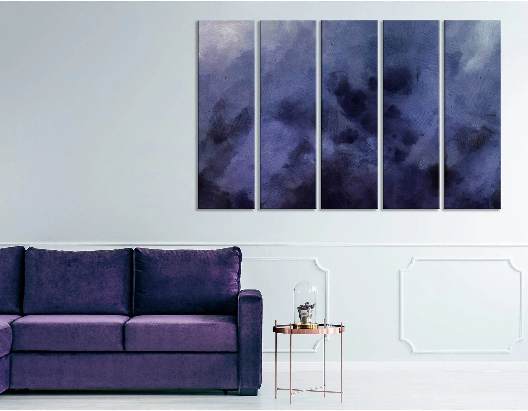 Purple Fog Abstract №04363 Ready to Hang Canvas Print - Zellart Canvas Prints ALL_Products