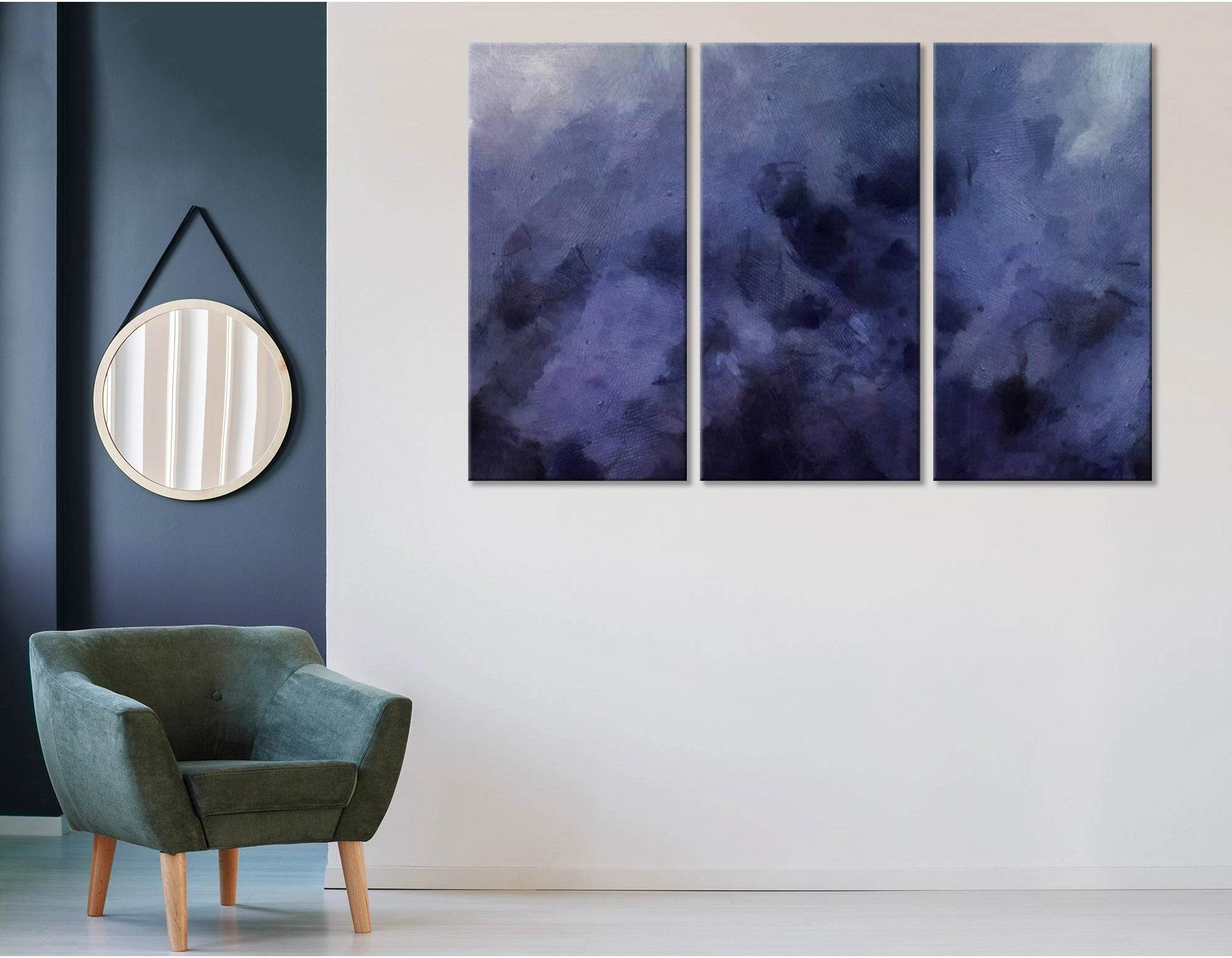 Purple Fog Abstract №04363 Ready to Hang Canvas Print - Zellart Canvas Prints ALL_Products