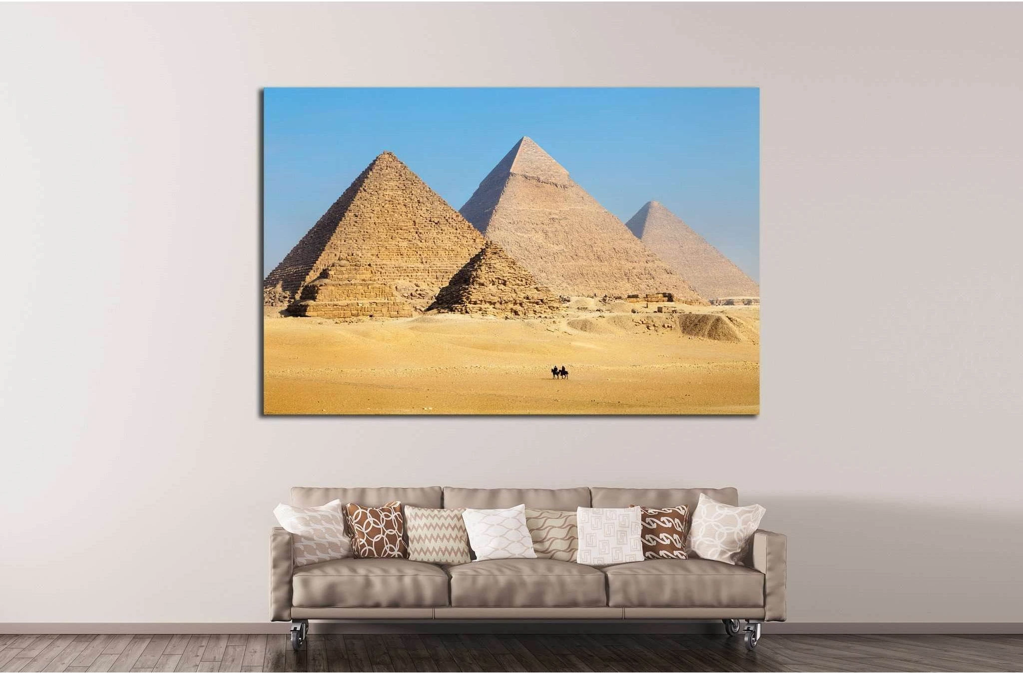 Pyramids in Egypt №855 Ready to Hang Canvas Print - Zellart Canvas Prints 000Negative, ALL_Products, autopostr_pinterest_64952, s-855