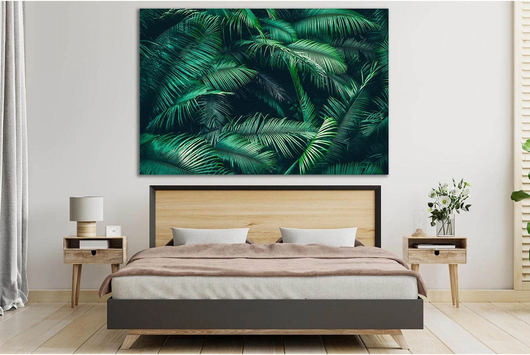 Rainforest Leaf Texture №SL1085 Ready to Hang Canvas Print - Zellart Canvas Prints 0new, ALL_Products, Trees Wall Art
