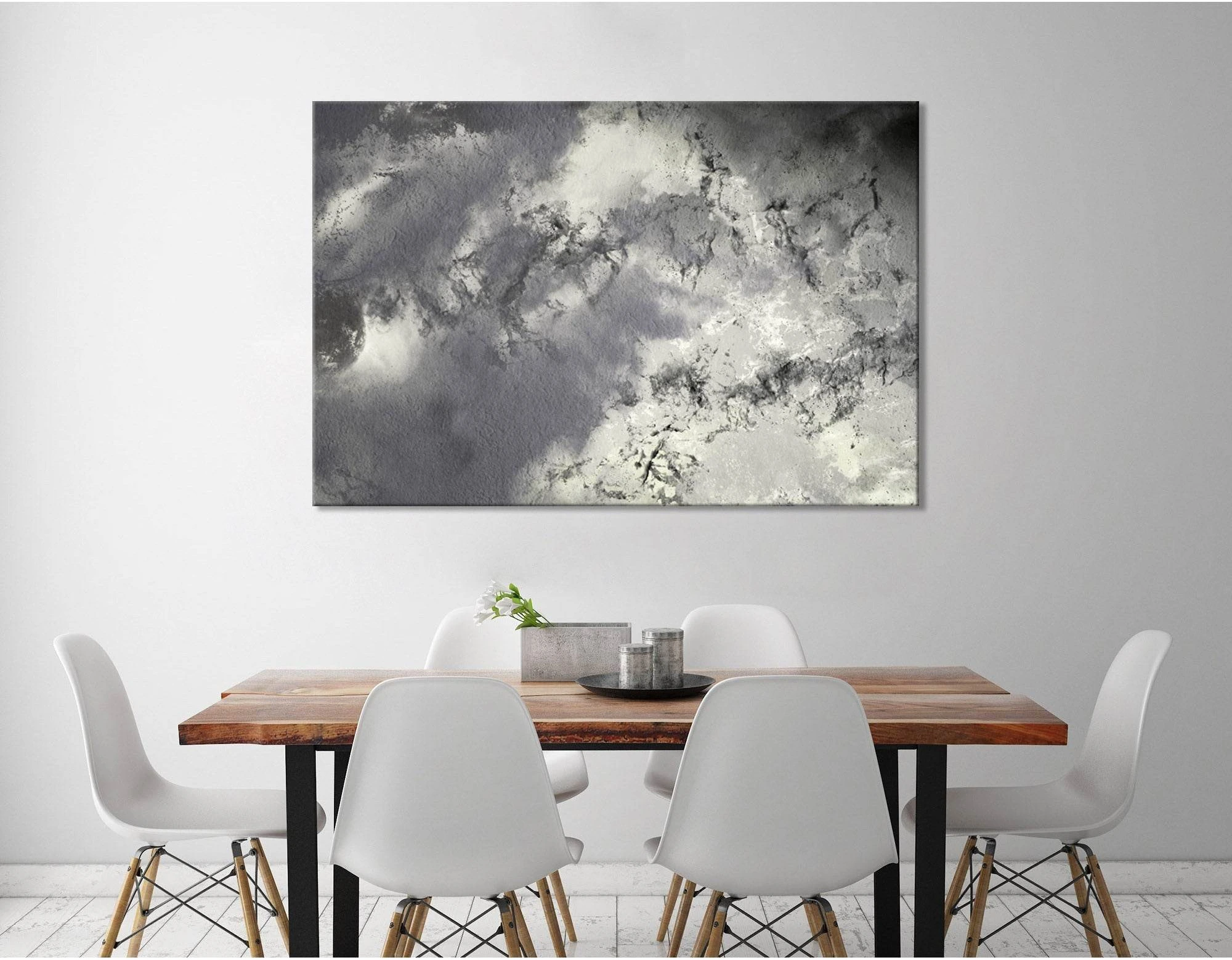 Rainy Sky Abstract №04368 Ready to Hang Canvas Print - Zellart Canvas Prints ALL_Products