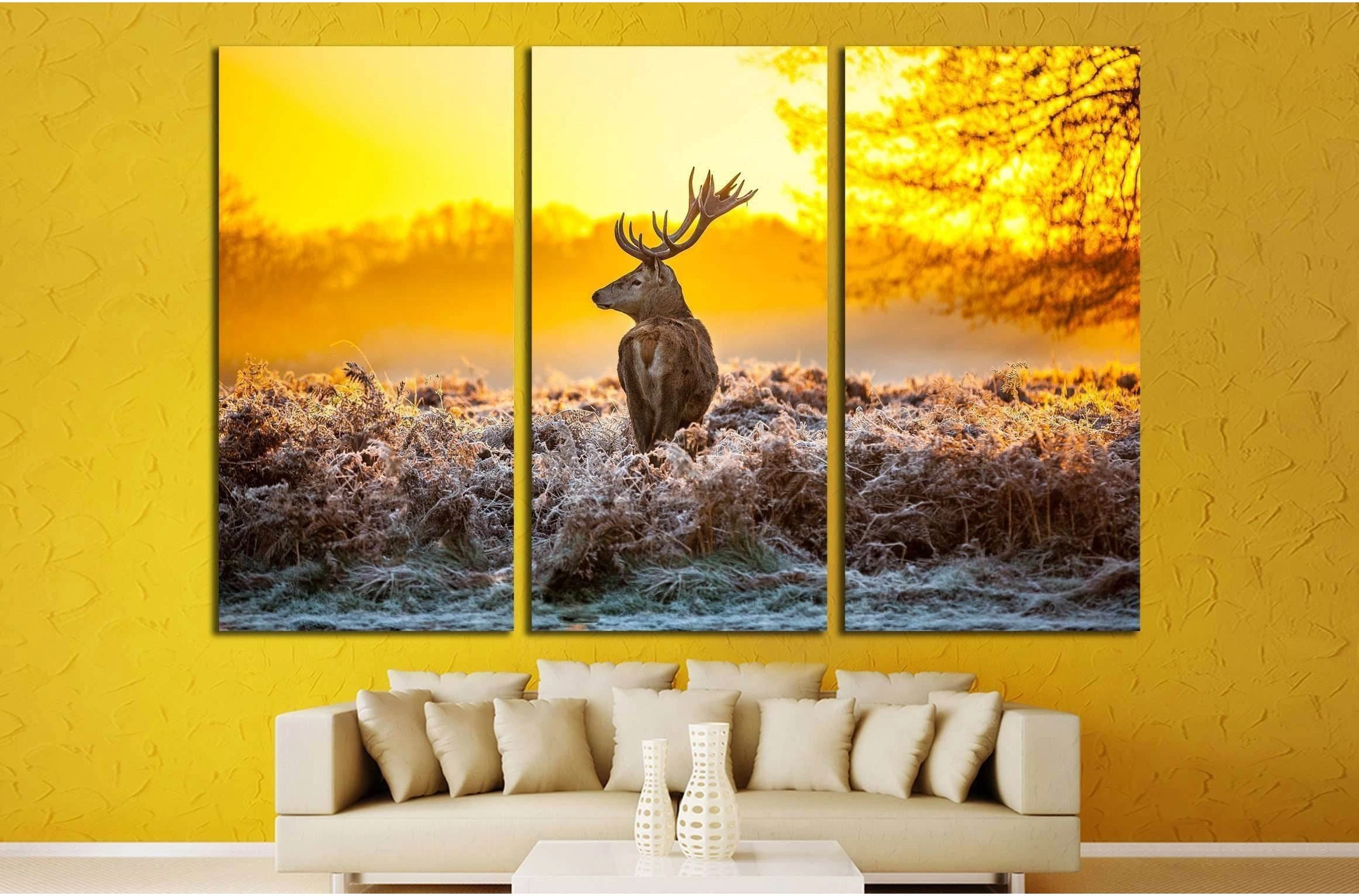 Red deer №2346 Ready to Hang Canvas Print - Zellart Canvas Prints ALL_Products, s-2346