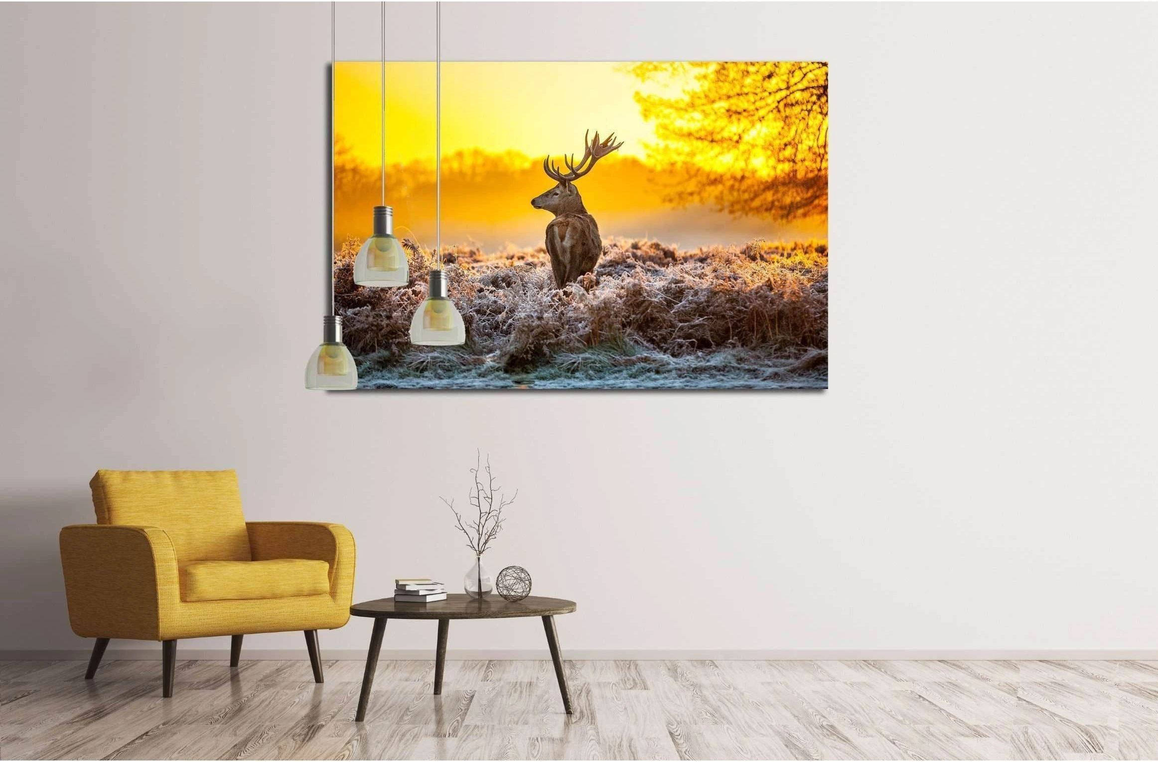 Red deer №2346 Ready to Hang Canvas Print - Zellart Canvas Prints ALL_Products, s-2346