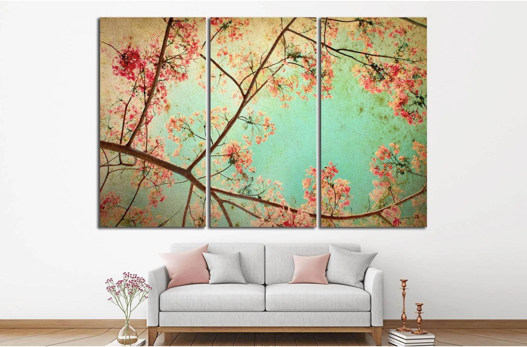 Retro Abstraction №1069 Ready to Hang Canvas Print - Zellart Canvas Prints ALL_Products, s-1069