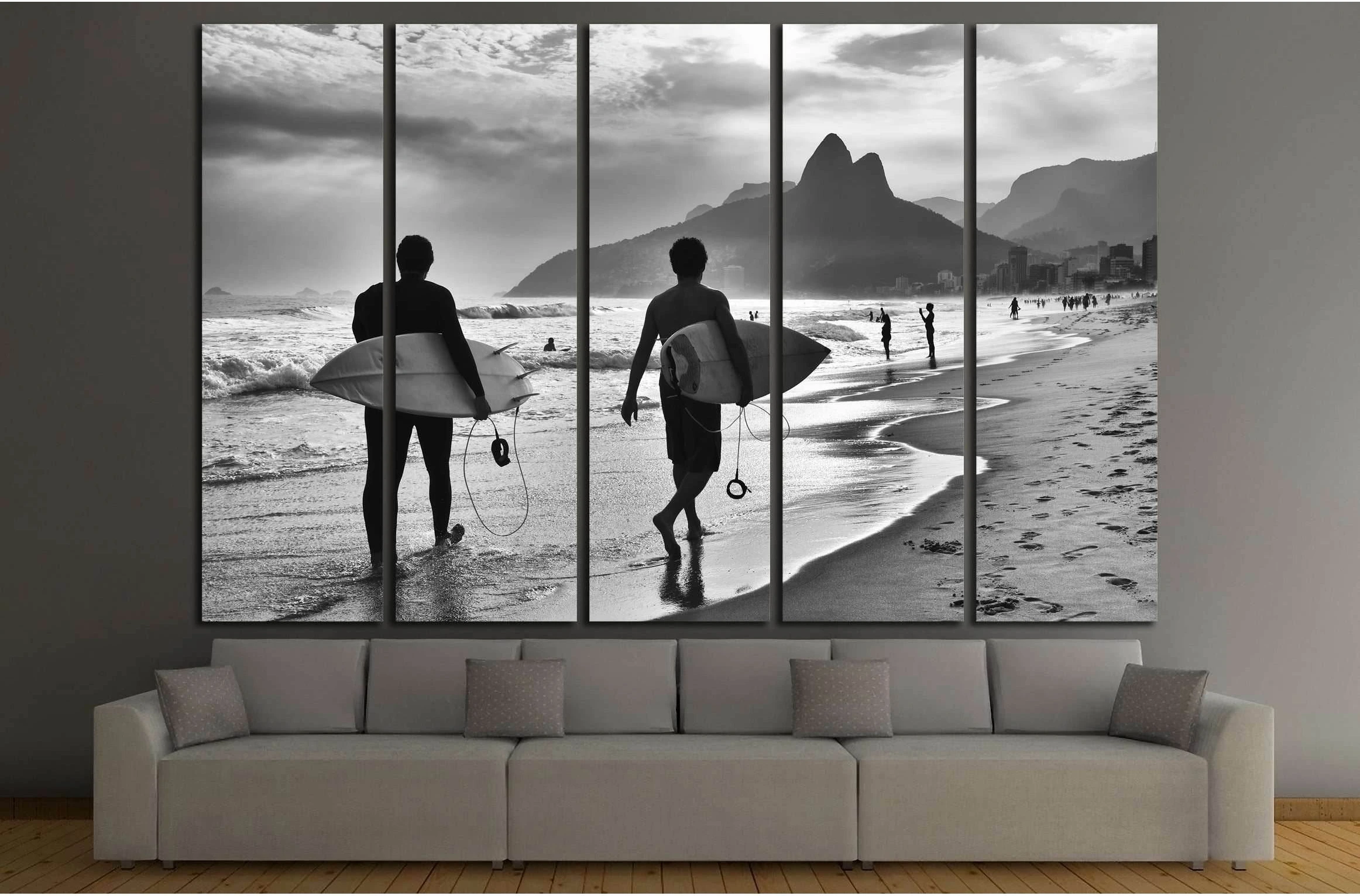 Rio de Janeiro, Brazil №3247 Ready to Hang Canvas Print - Zellart Canvas Prints ALL_Products, s-3247
