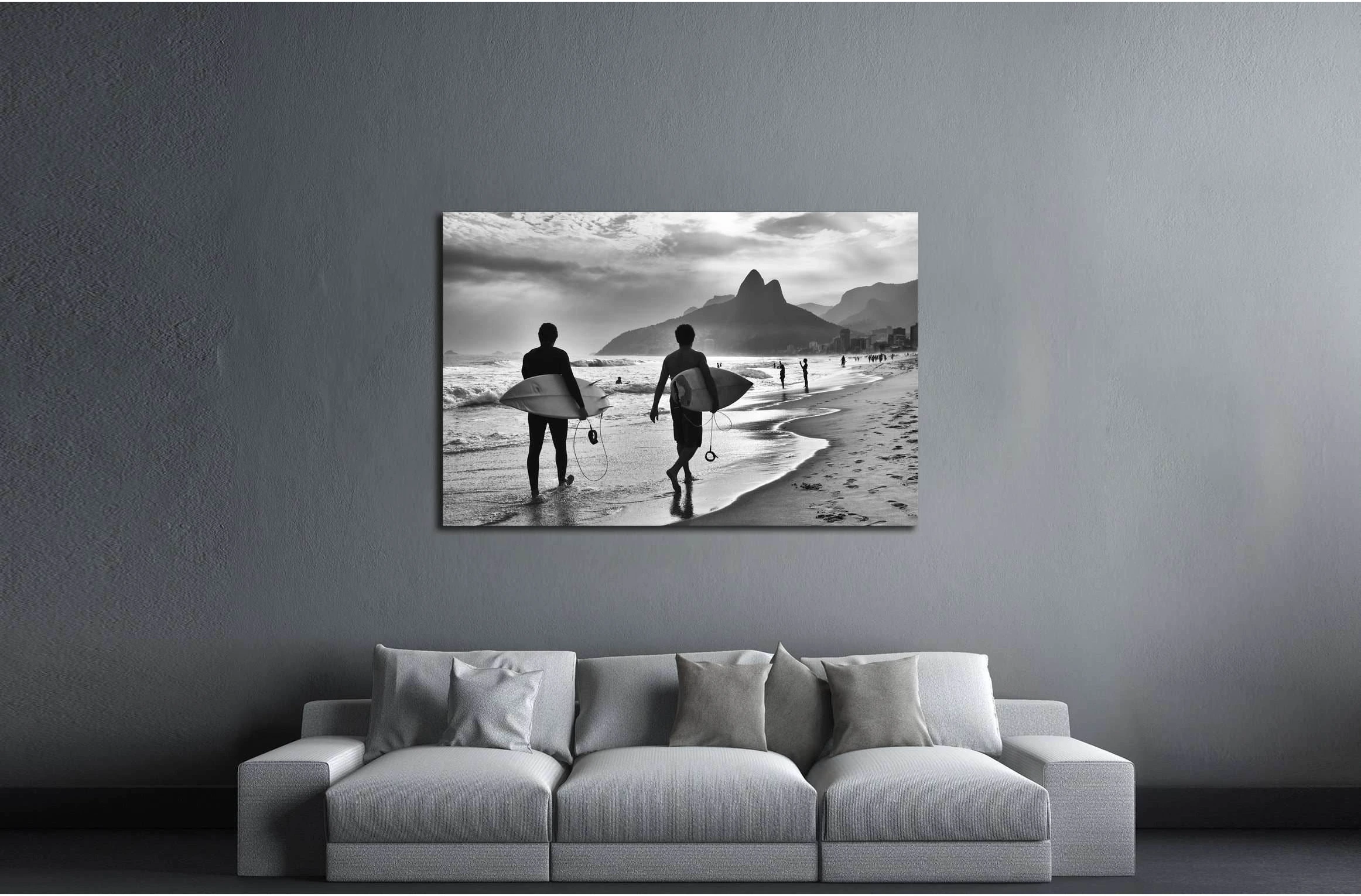 Rio de Janeiro, Brazil №3247 Ready to Hang Canvas Print - Zellart Canvas Prints ALL_Products, s-3247