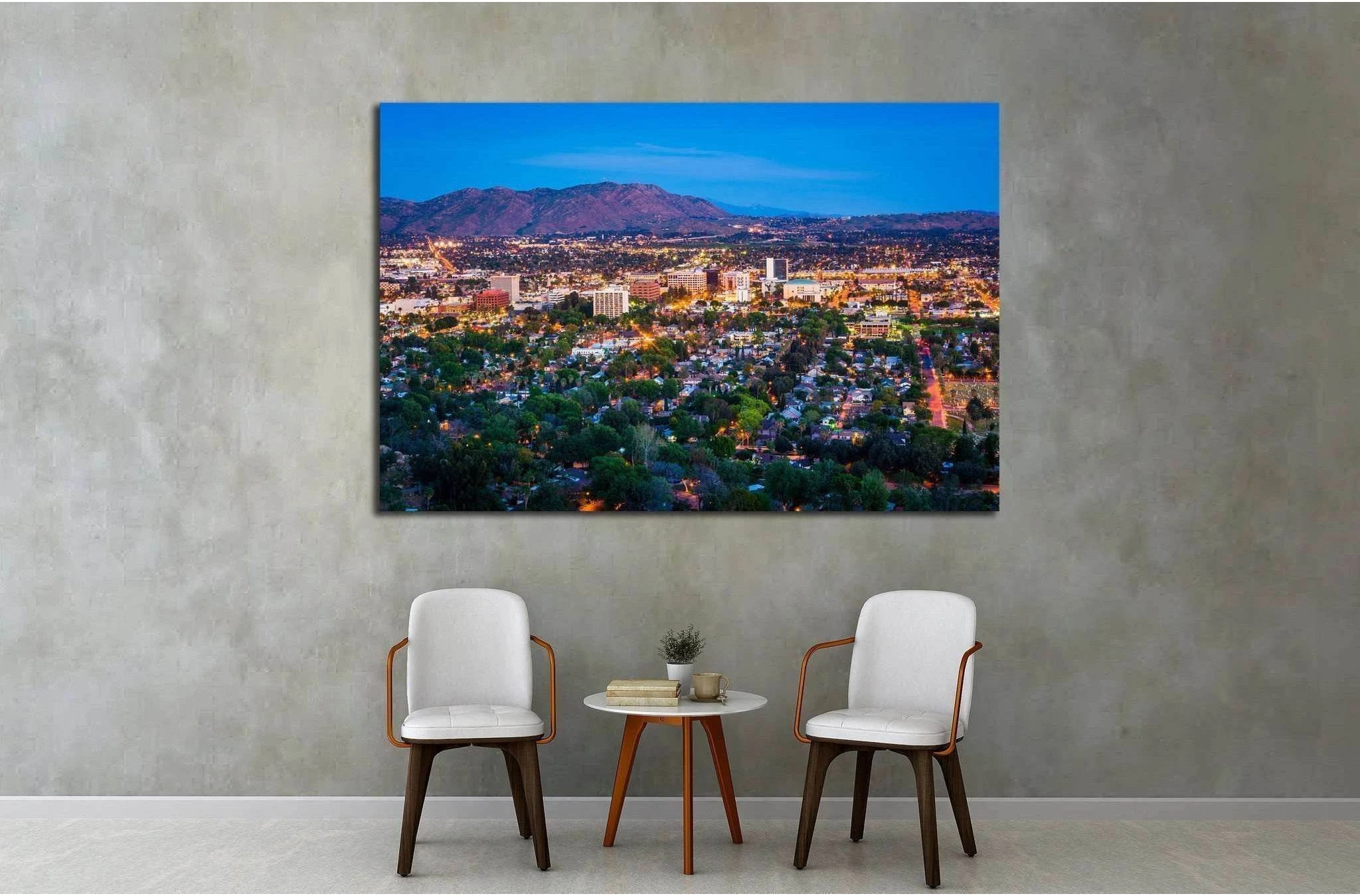 Riverside, Mount Rubidoux Park, in Riverside, California №1697 Ready to Hang Canvas Print - Zellart Canvas Prints ALL_Products, s-1697