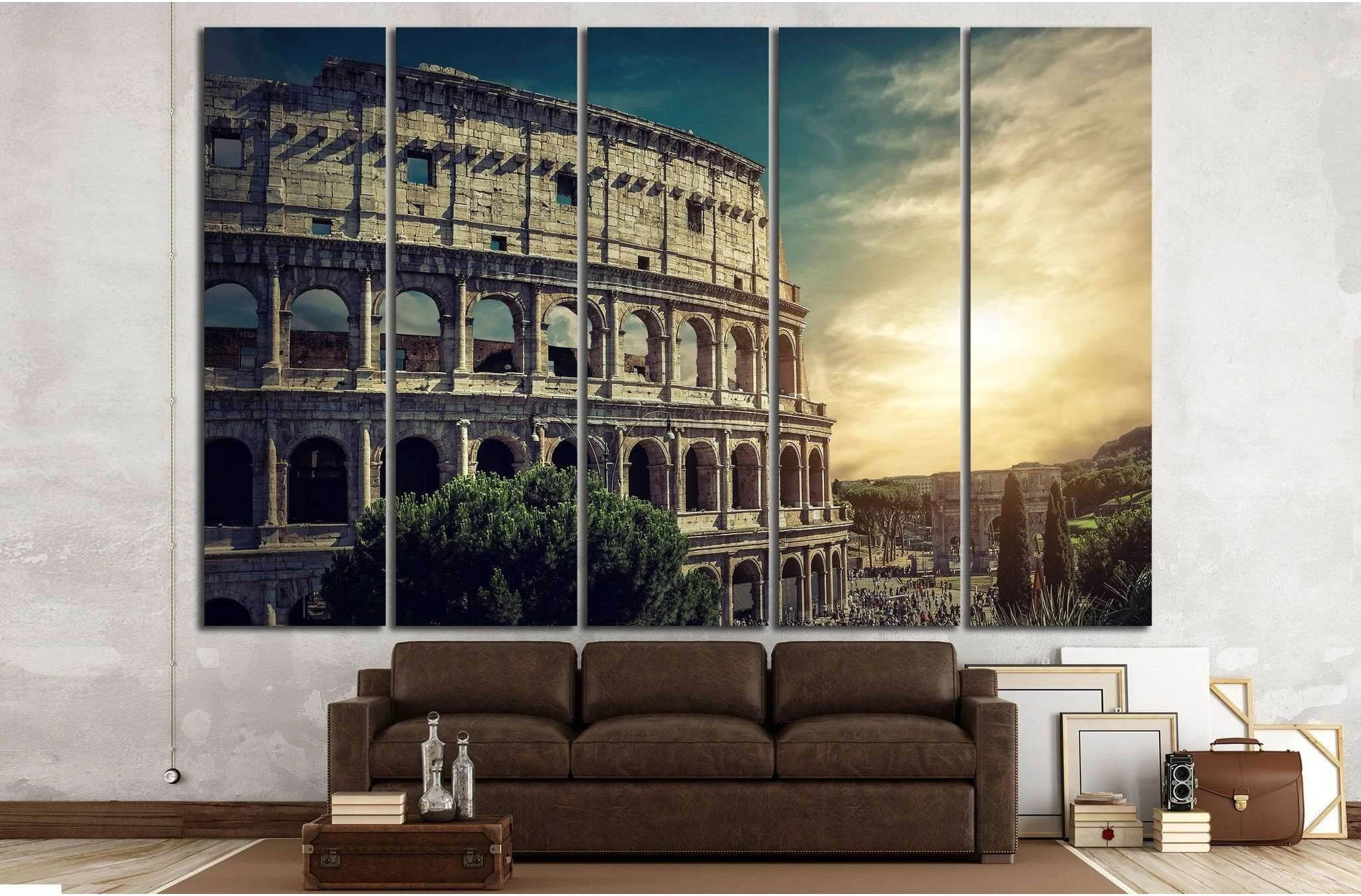 Roman Coliseum №740 Ready to Hang Canvas Print - Zellart Canvas Prints ALL_Products, s-740