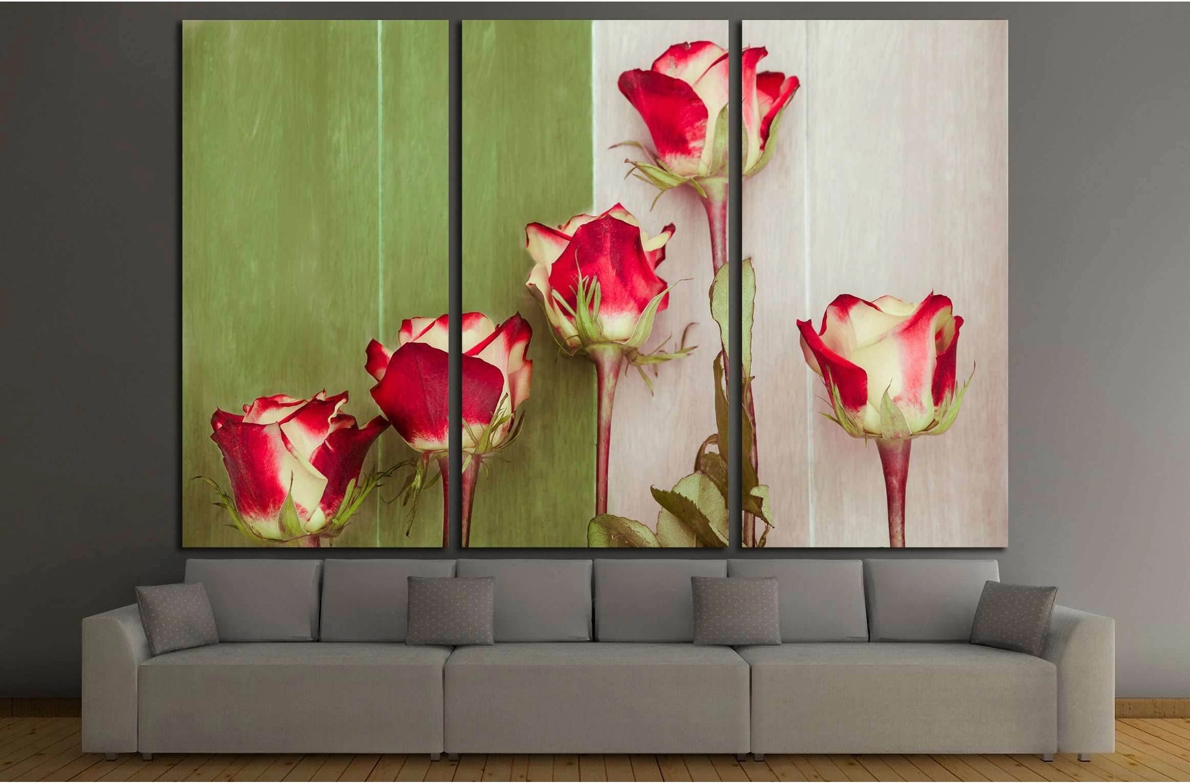 roses №3269 Ready to Hang Canvas Print - Zellart Canvas Prints ALL_Products, s-3269