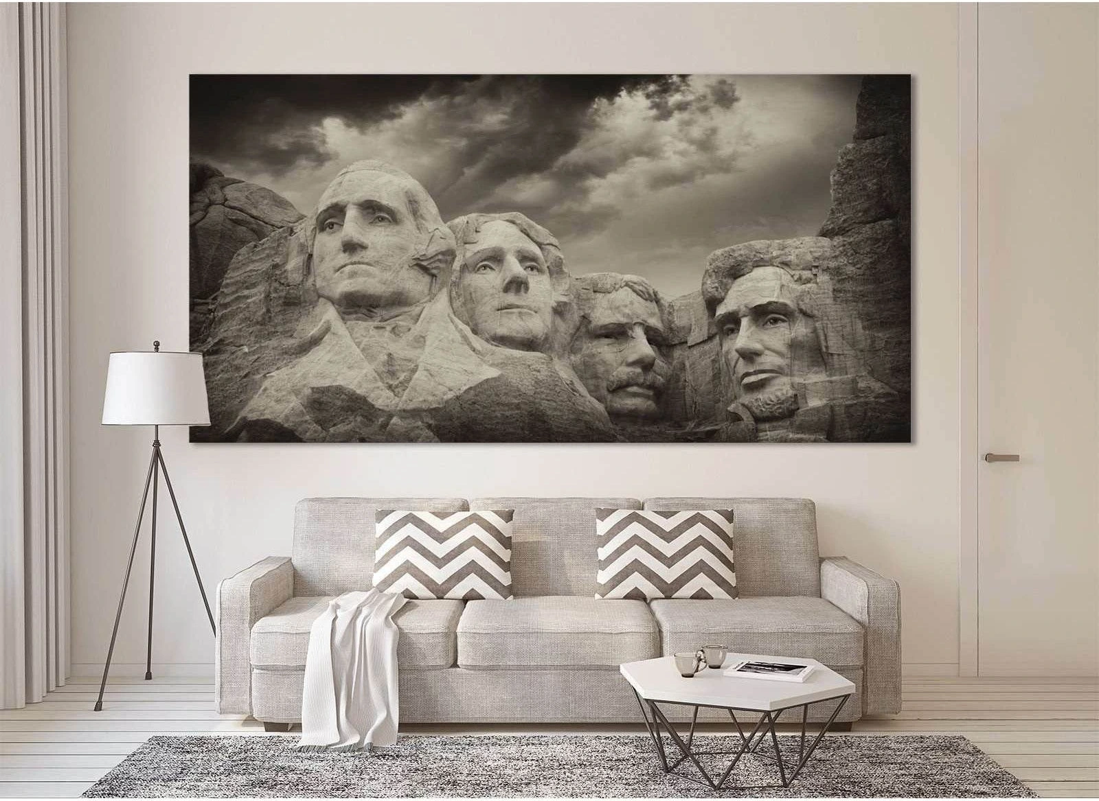 Rushmore Monument №3010 Ready to Hang Canvas Print - Zellart Canvas Prints ALL_Products, z-3010