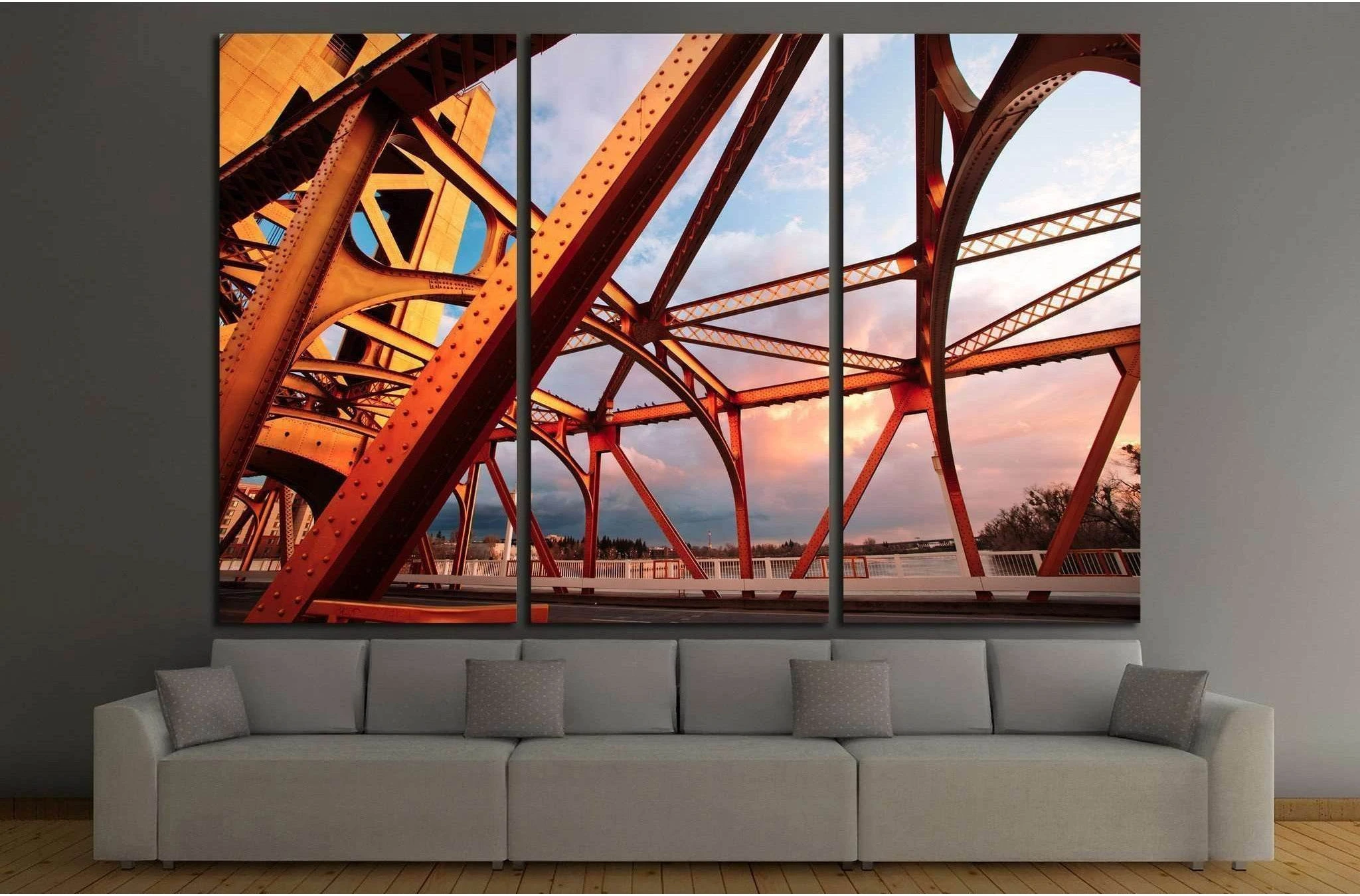 Sacramento is the capital city of California №1758 Ready to Hang Canvas Print - Zellart Canvas Prints ALL_Products, s-1758