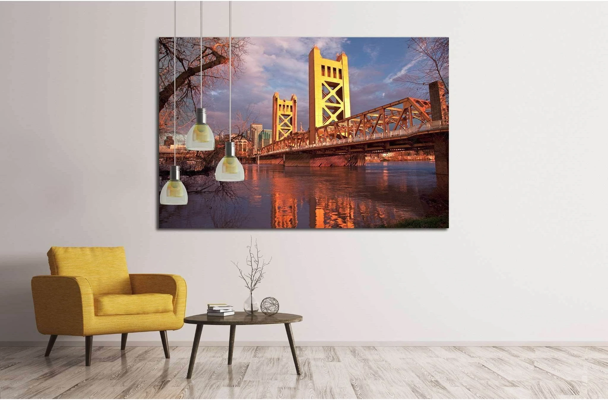 Sacramento is the capital city of California №1767 Ready to Hang Canvas Print - Zellart Canvas Prints ALL_Products, s-1767