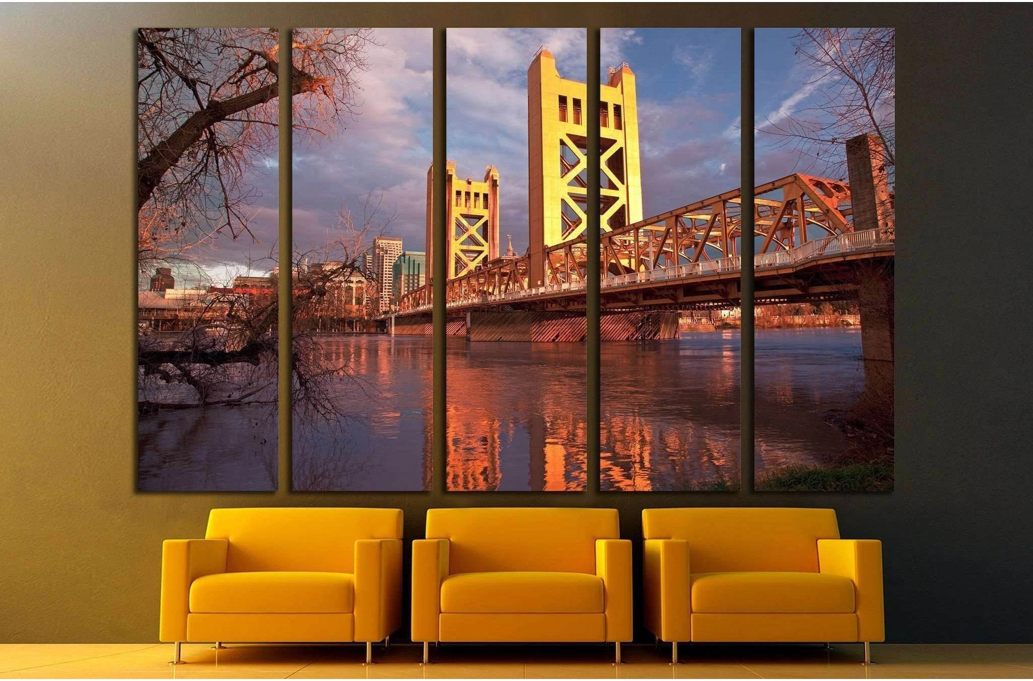 Sacramento is the capital city of California №1767 Ready to Hang Canvas Print - Zellart Canvas Prints ALL_Products, s-1767