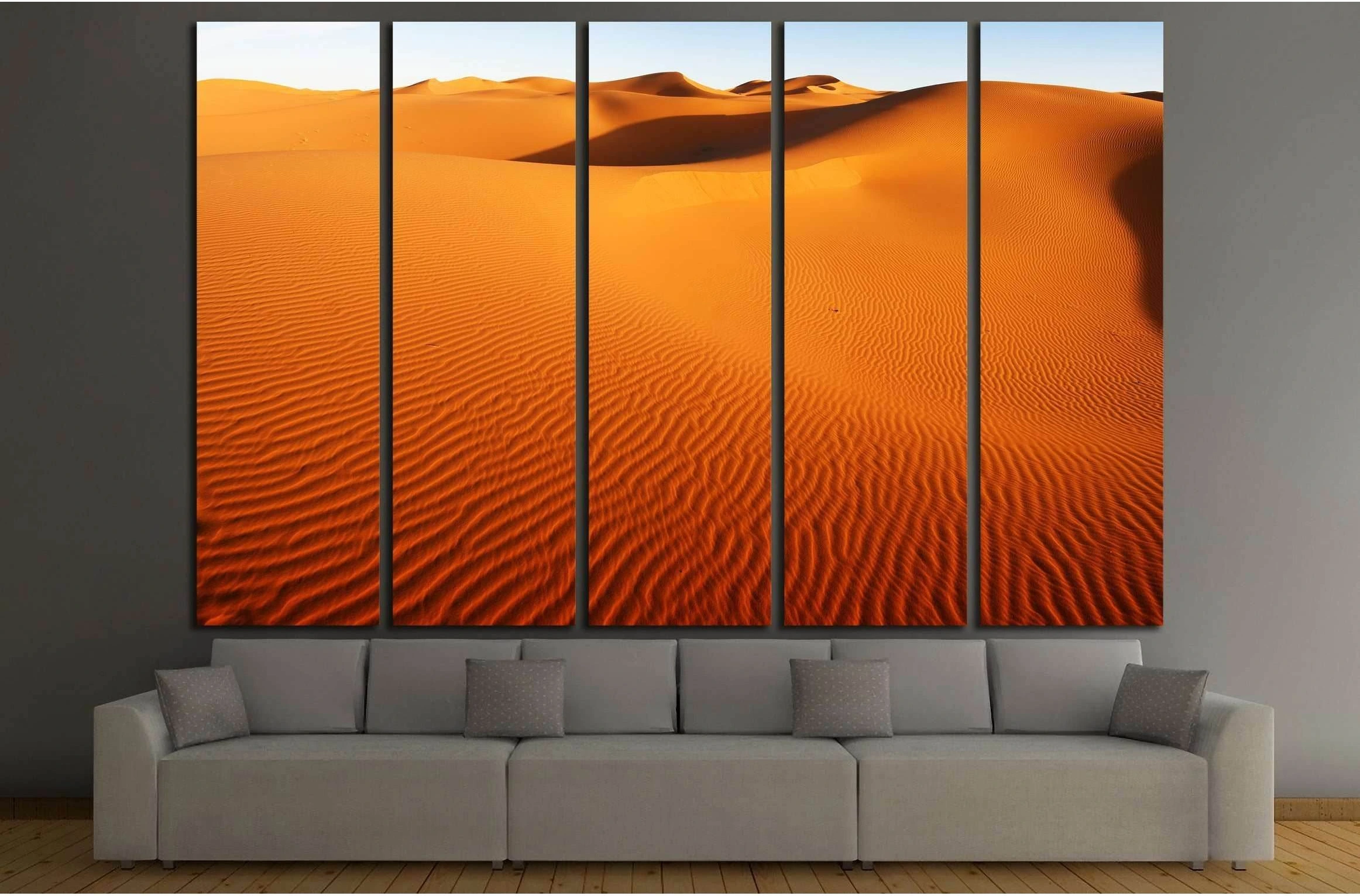 Sahara Desert, Morocco №3130 Ready to Hang Canvas Print - Zellart Canvas Prints ALL_Products, s-3130