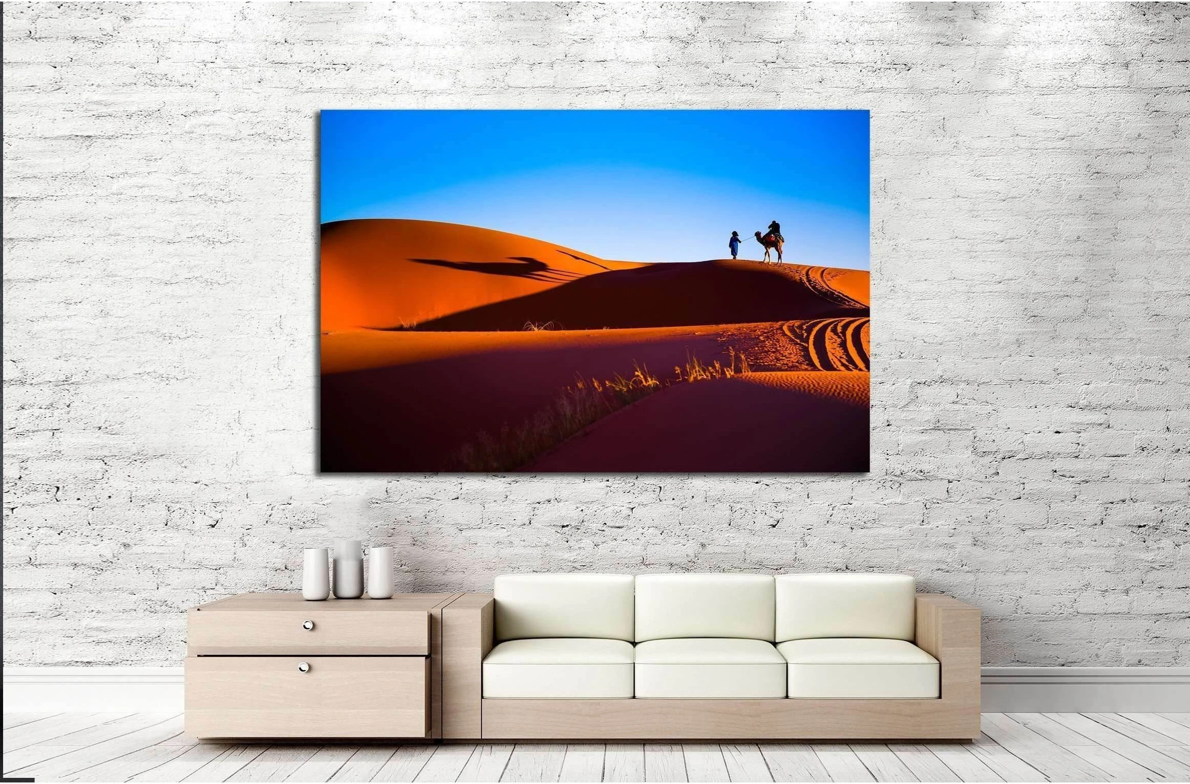 Sahara desert sand №2383 Ready to Hang Canvas Print - Zellart Canvas Prints ALL_Products, s-2383