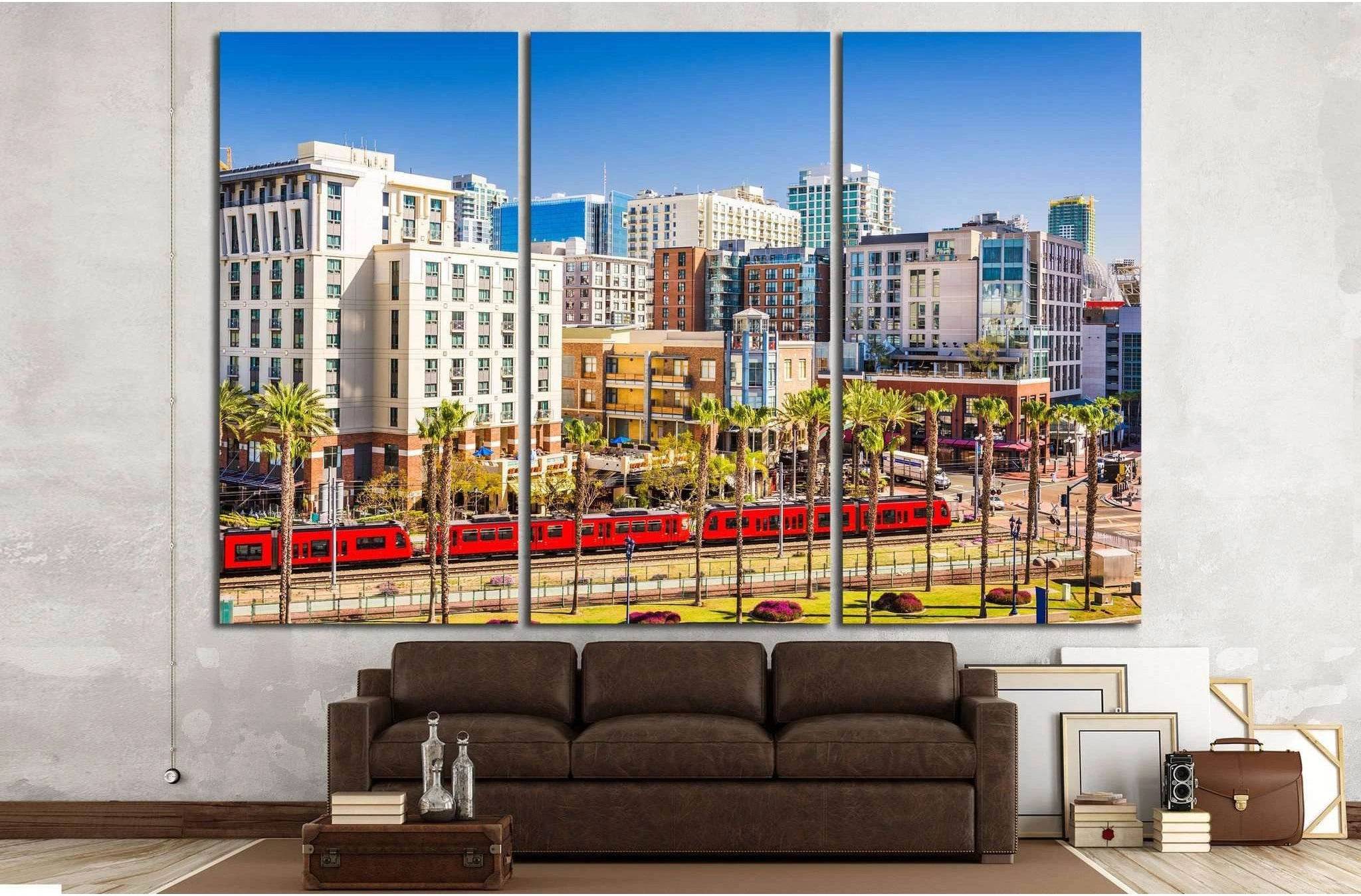 San Diego, California №1014 Ready to Hang Canvas Print - Zellart Canvas Prints ALL_Products, s-1014