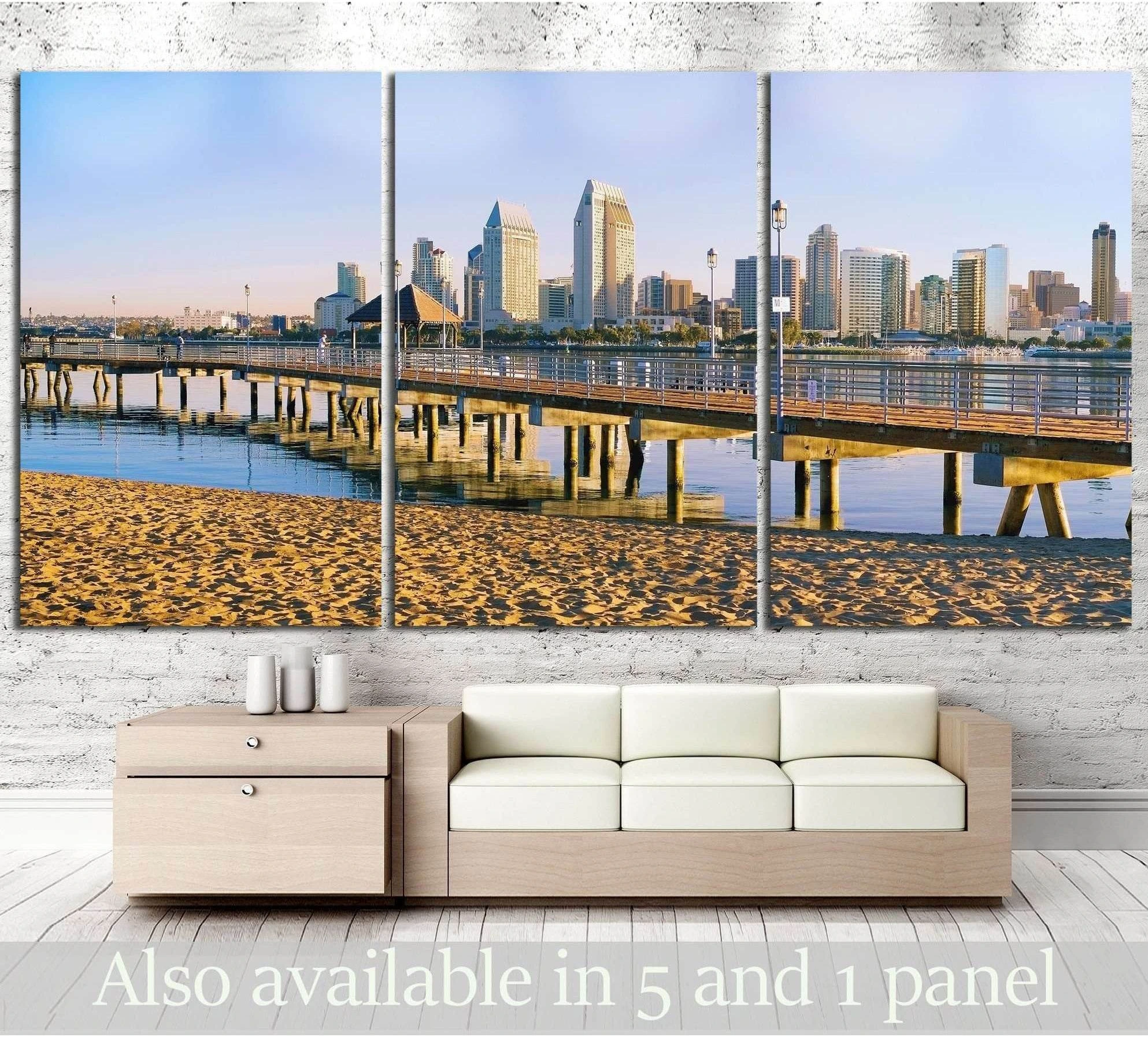 San Diego, California №788 Ready to Hang Canvas Print - Zellart Canvas Prints ALL_Products, s-788