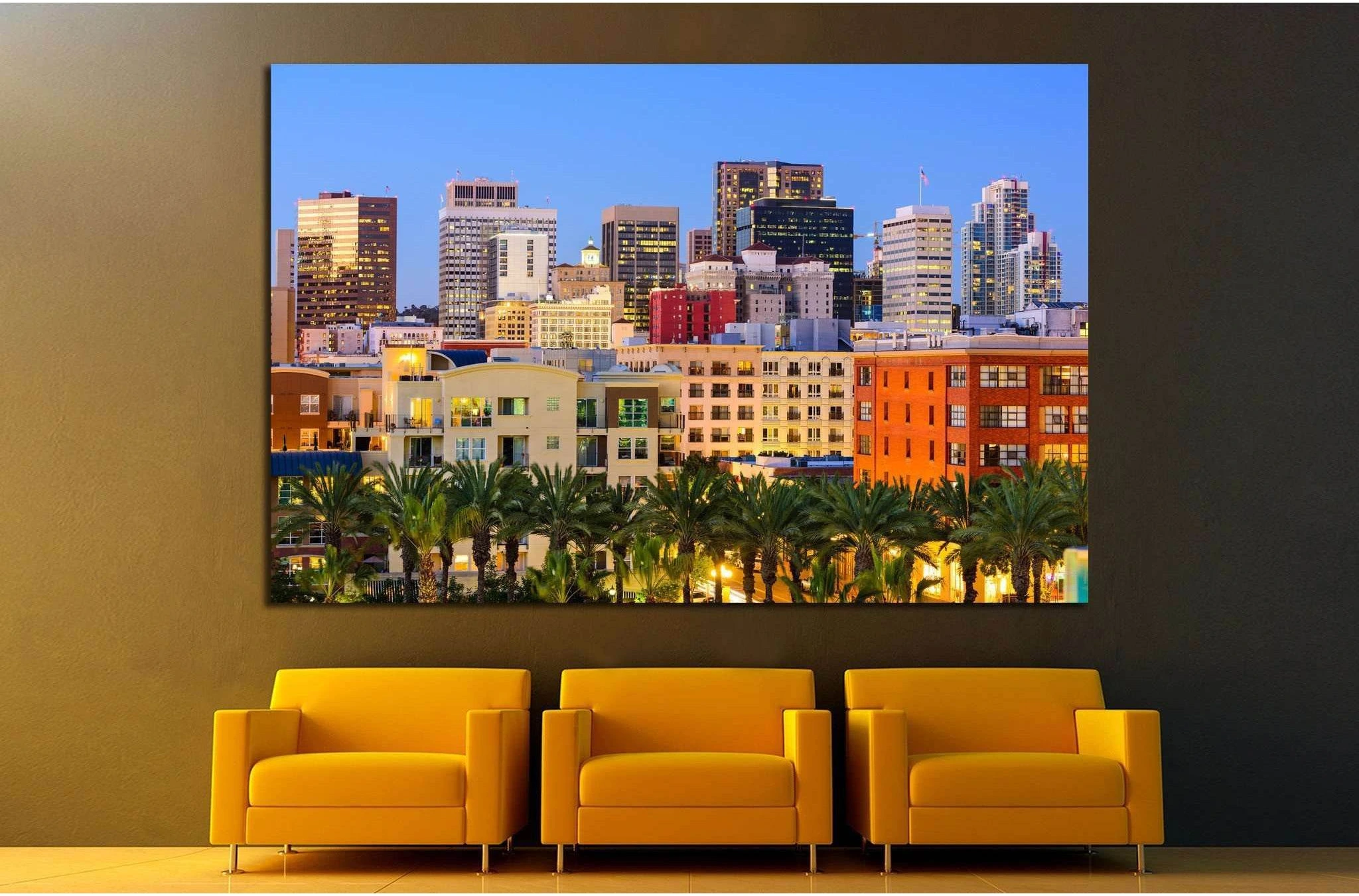 San Diego, California, USA №1029 Ready to Hang Canvas Print - Zellart Canvas Prints ALL_Products, s-1029