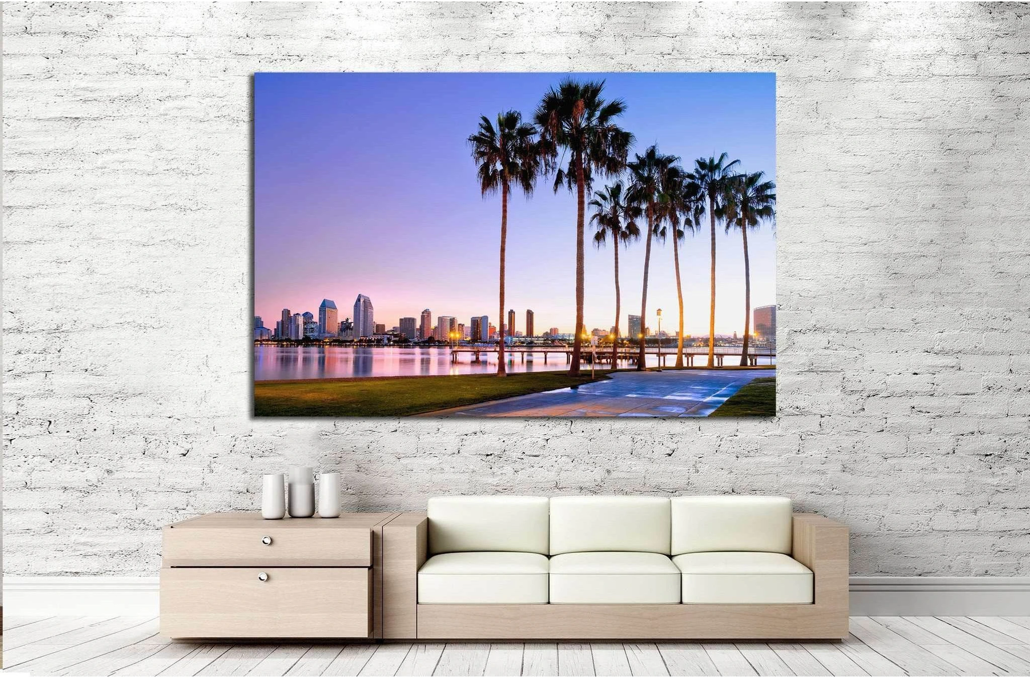 San Diego, California, USA №999 Ready to Hang Canvas Print - Zellart Canvas Prints ALL_Products, s-999