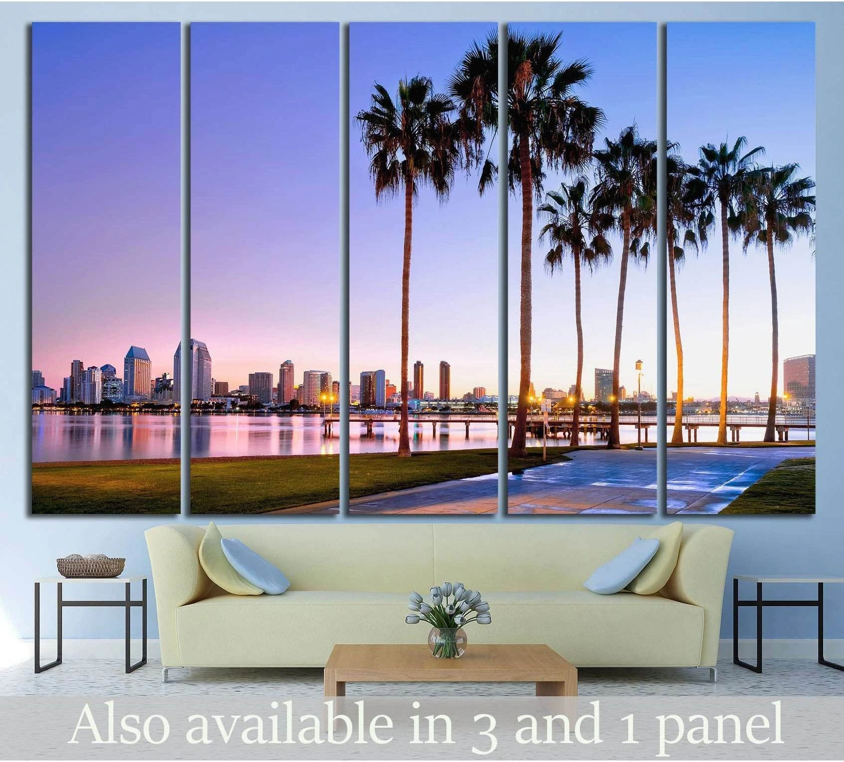 San Diego, California, USA №999 Ready to Hang Canvas Print - Zellart Canvas Prints ALL_Products, s-999