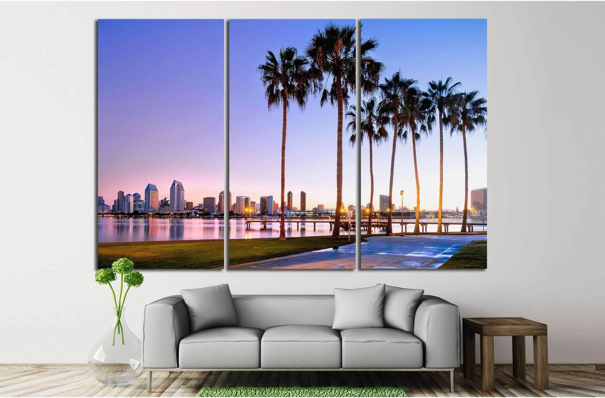San Diego, California, USA №999 Ready to Hang Canvas Print - Zellart Canvas Prints ALL_Products, s-999