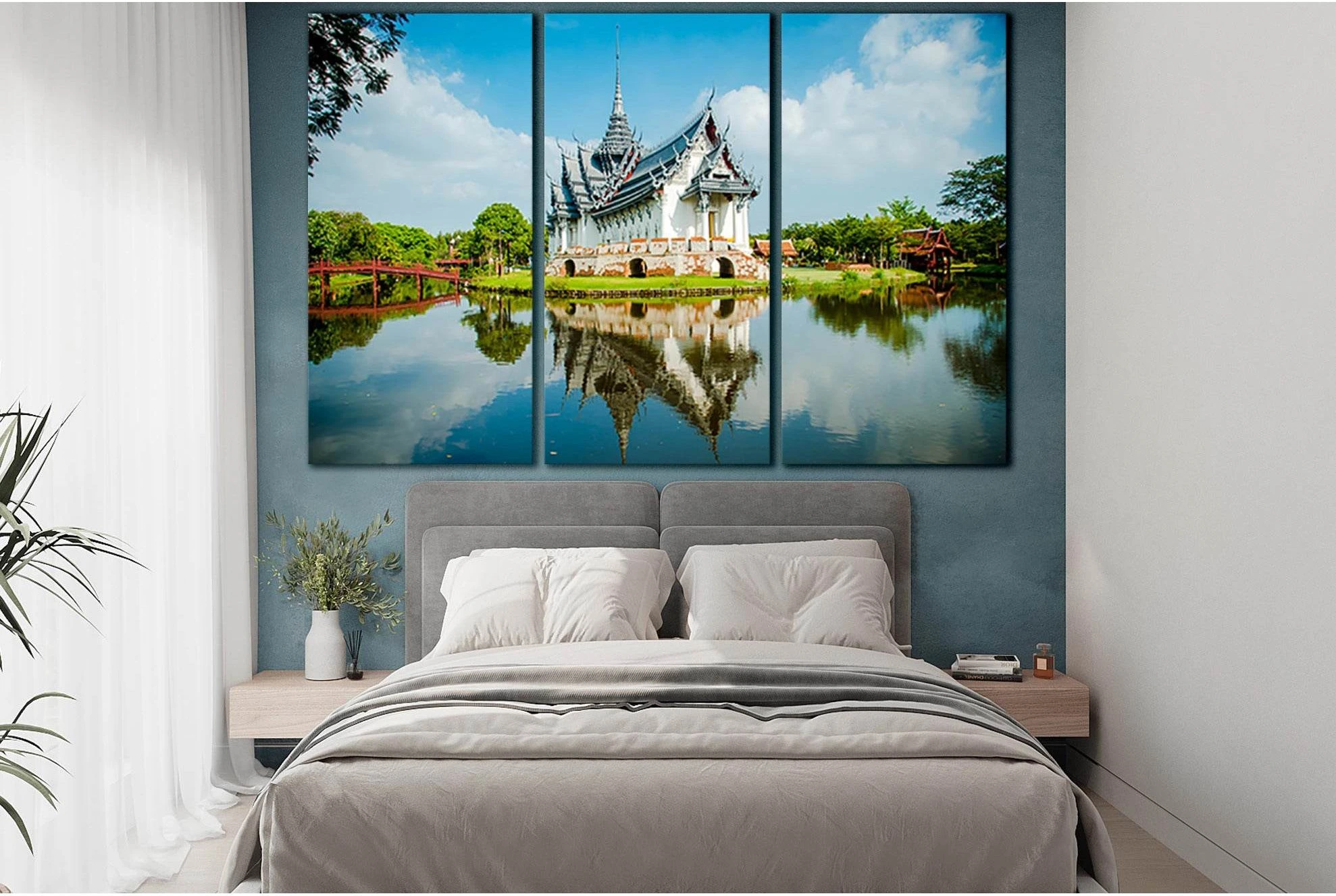 Sanphet Prasat Palace №SL1371 Ready to Hang Canvas Print - Zellart Canvas Prints 0new, ALL_Products, Architecture