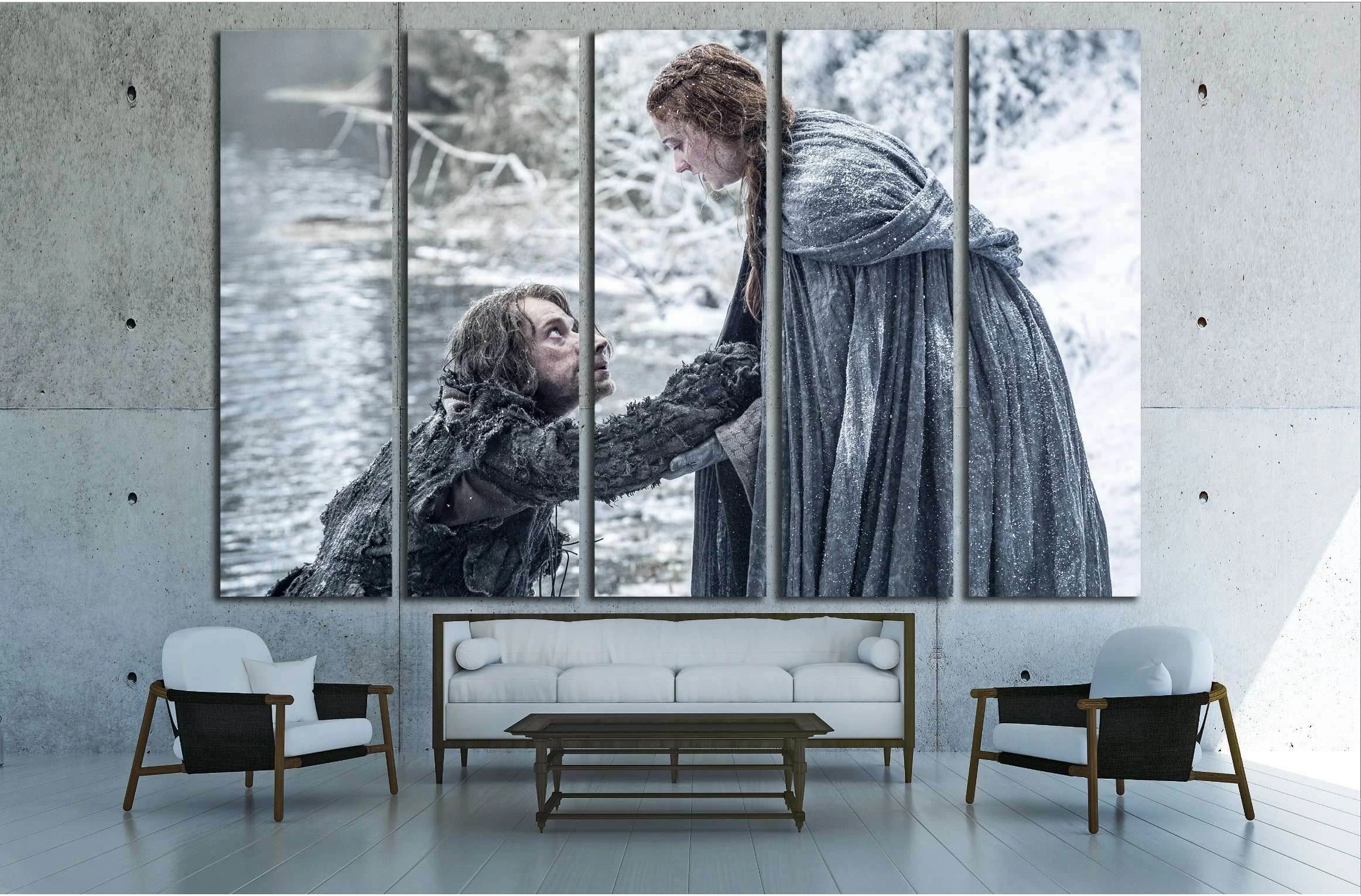 Sansa Stark №3348 Ready to Hang Canvas Print - Zellart Canvas Prints ALL_Products, s-3348