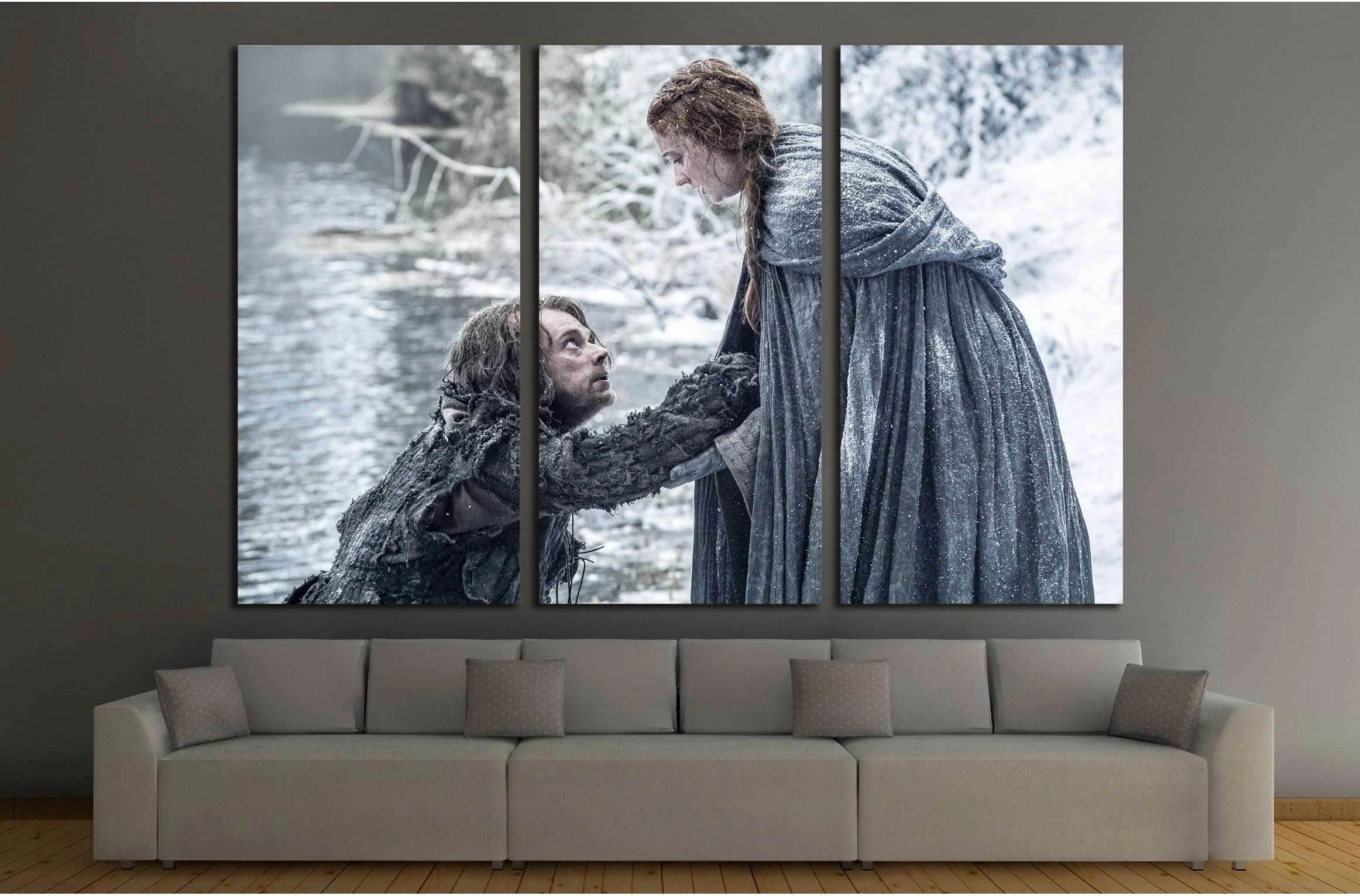 Sansa Stark №3348 Ready to Hang Canvas Print - Zellart Canvas Prints ALL_Products, s-3348