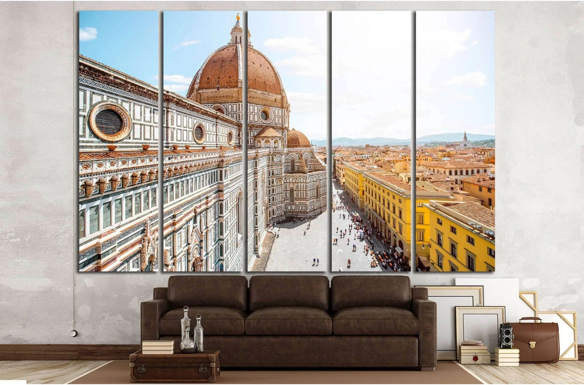 Santa Maria del Fiore church, Florence №1237 Ready to Hang Canvas Print - Zellart Canvas Prints ALL_Products, s-1237