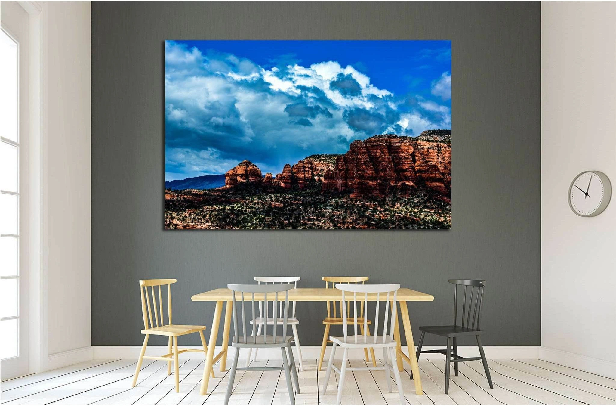 Sedona Red rocks Arizona №1998 Ready to Hang Canvas Print - Zellart Canvas Prints ALL_Products, s-1998