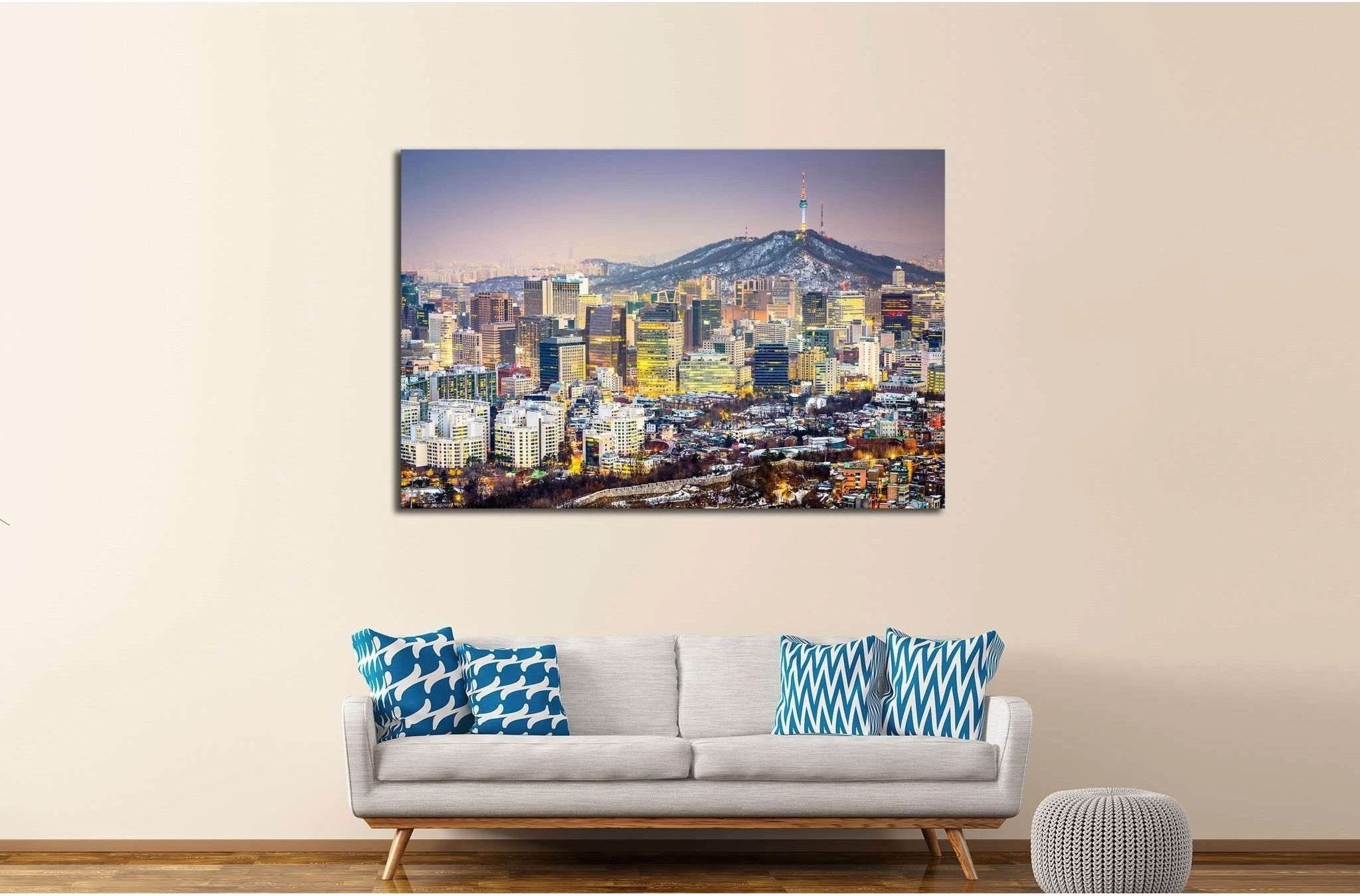 Seoul, South Korea №580 Ready to Hang Canvas Print - Zellart Canvas Prints ALL_Products, s-580
