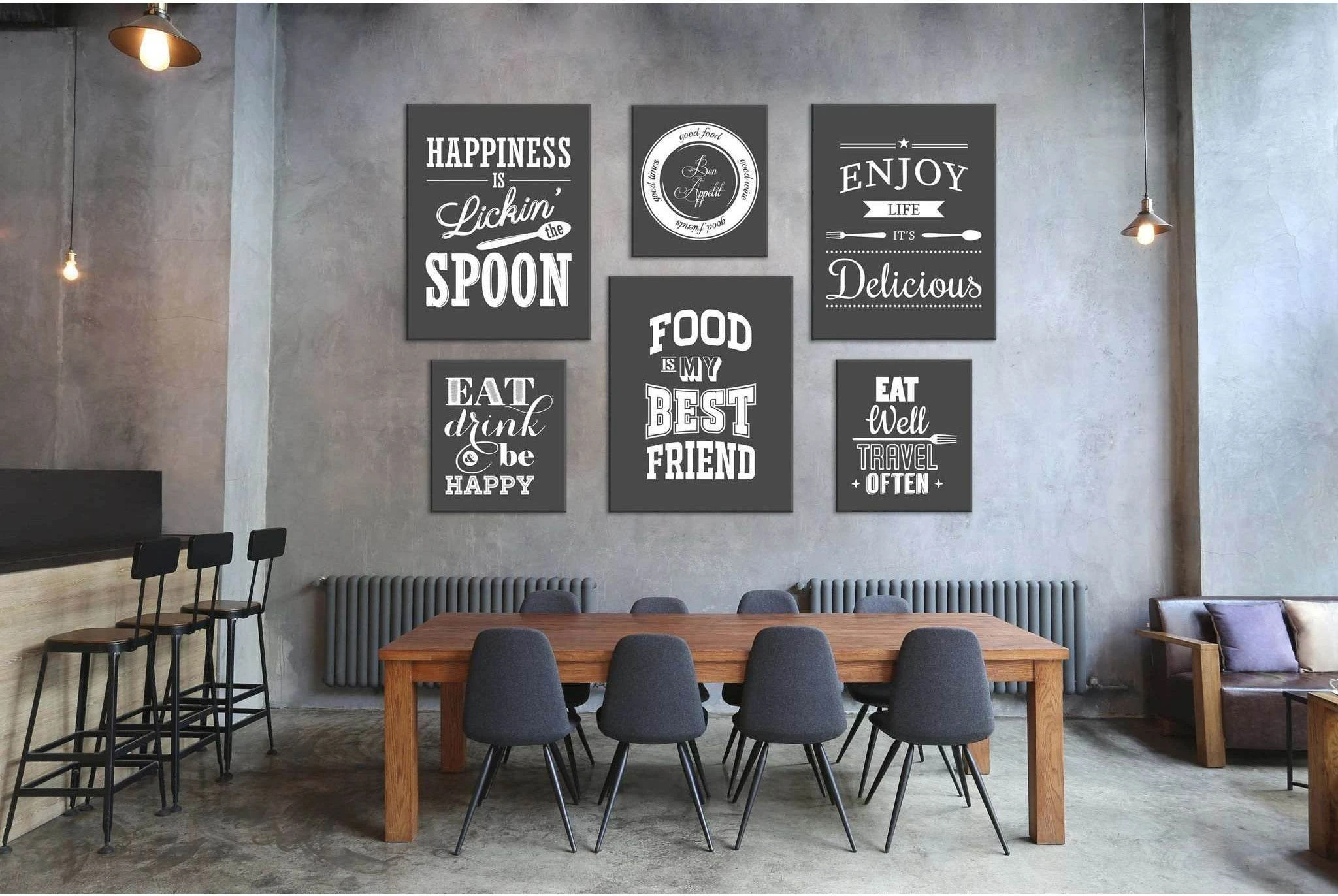 SET OF 6 CANVASES №2024 Ready to Hang Canvas Print - Zellart Canvas Prints ALL_Products, autopostr_pinterest_65155, autopostr_pinterest_65157, autopostr_pinterest_65158, autopostr_pinterest_65160
