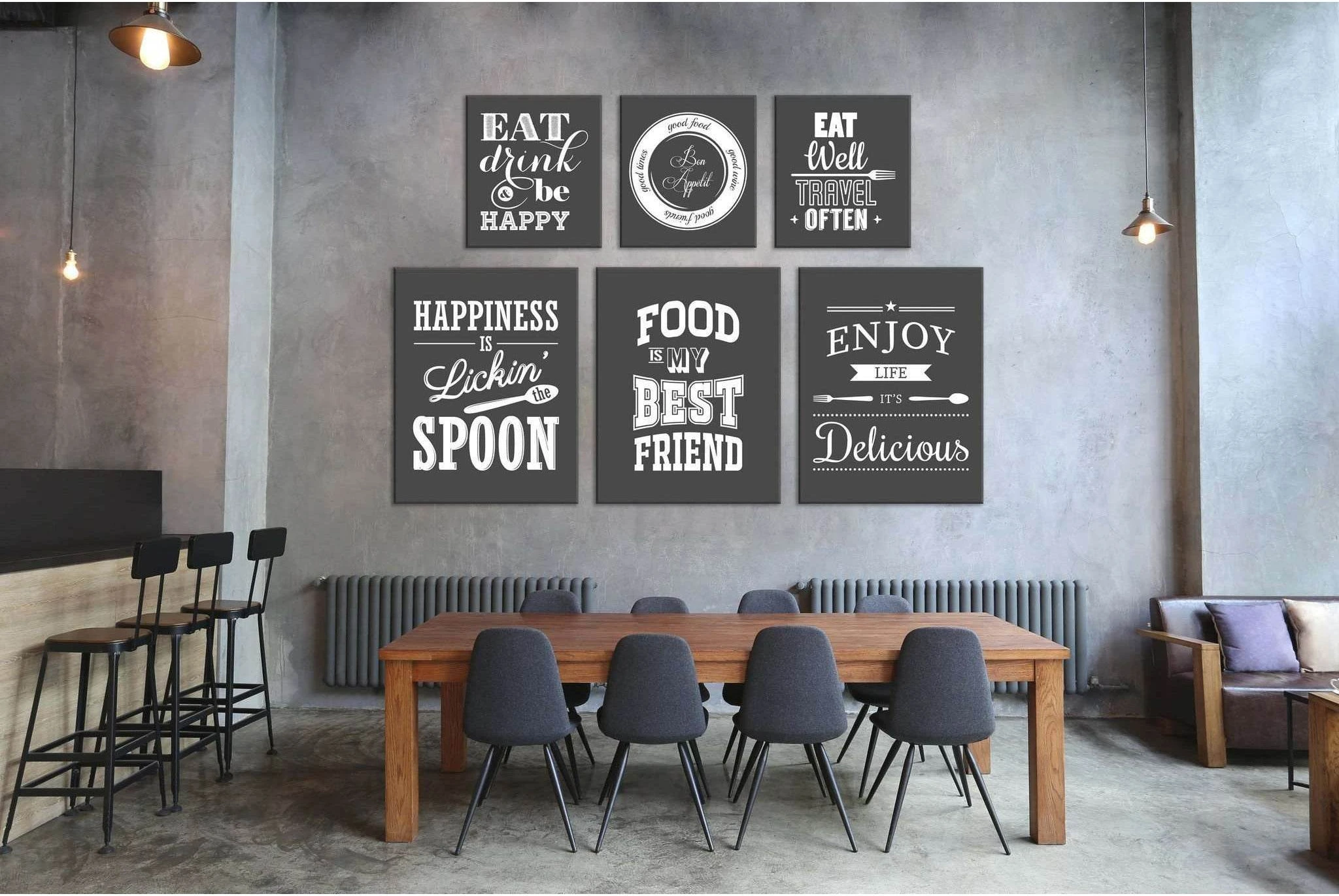 SET OF 6 CANVASES №2024 Ready to Hang Canvas Print - Zellart Canvas Prints ALL_Products, autopostr_pinterest_65155, autopostr_pinterest_65157, autopostr_pinterest_65158, autopostr_pinterest_65160