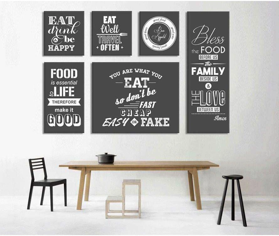 SET OF 6 CANVASES №878 Ready to Hang Canvas Print - Zellart Canvas Prints ALL_Products, autopostr_pinterest_65155, autopostr_pinterest_65157, autopostr_pinterest_65158, autopostr_pinterest_65160
