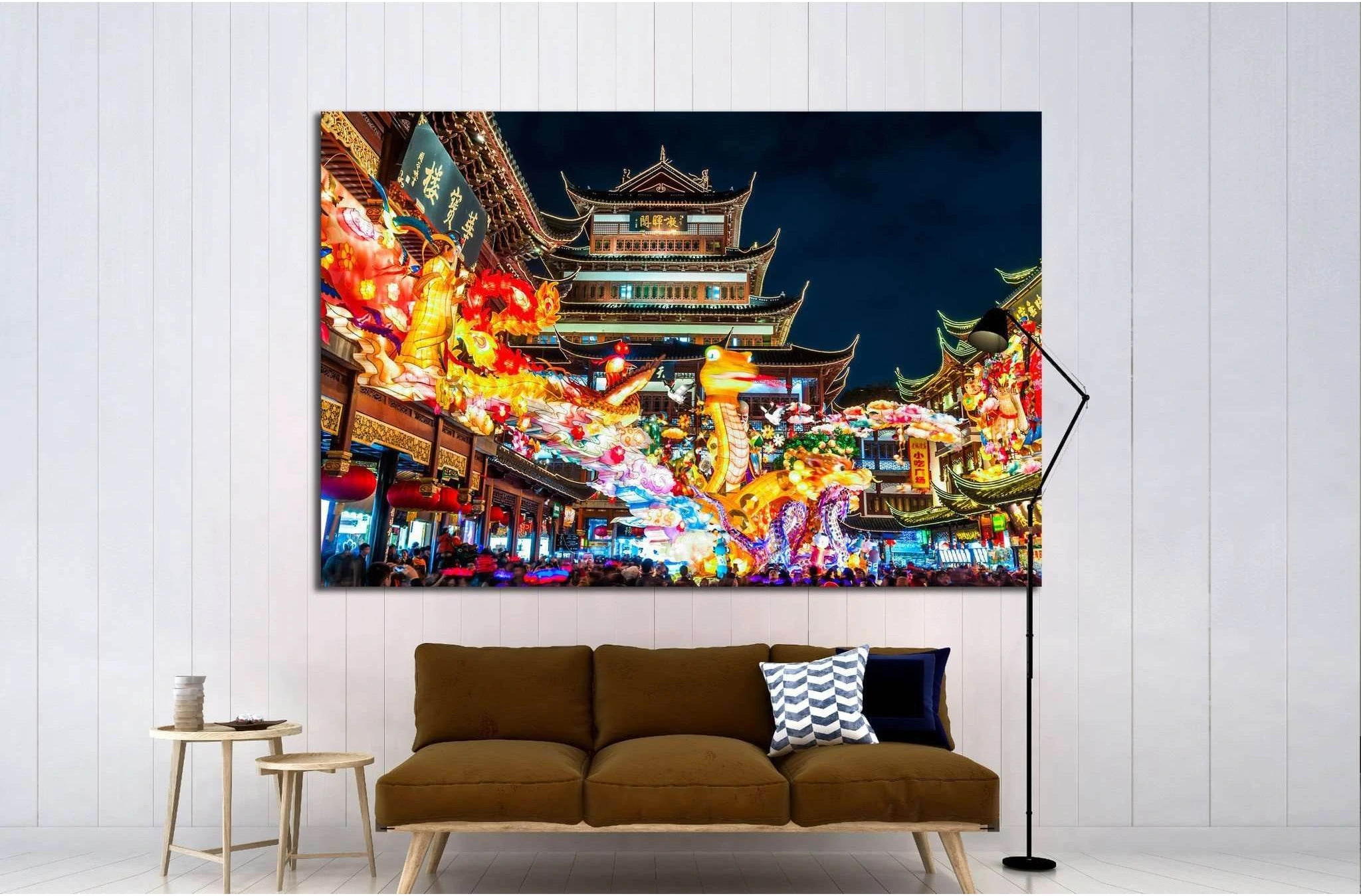 SHANGHAI №1512 Ready to Hang Canvas Print - Zellart Canvas Prints ALL_Products, s-1512