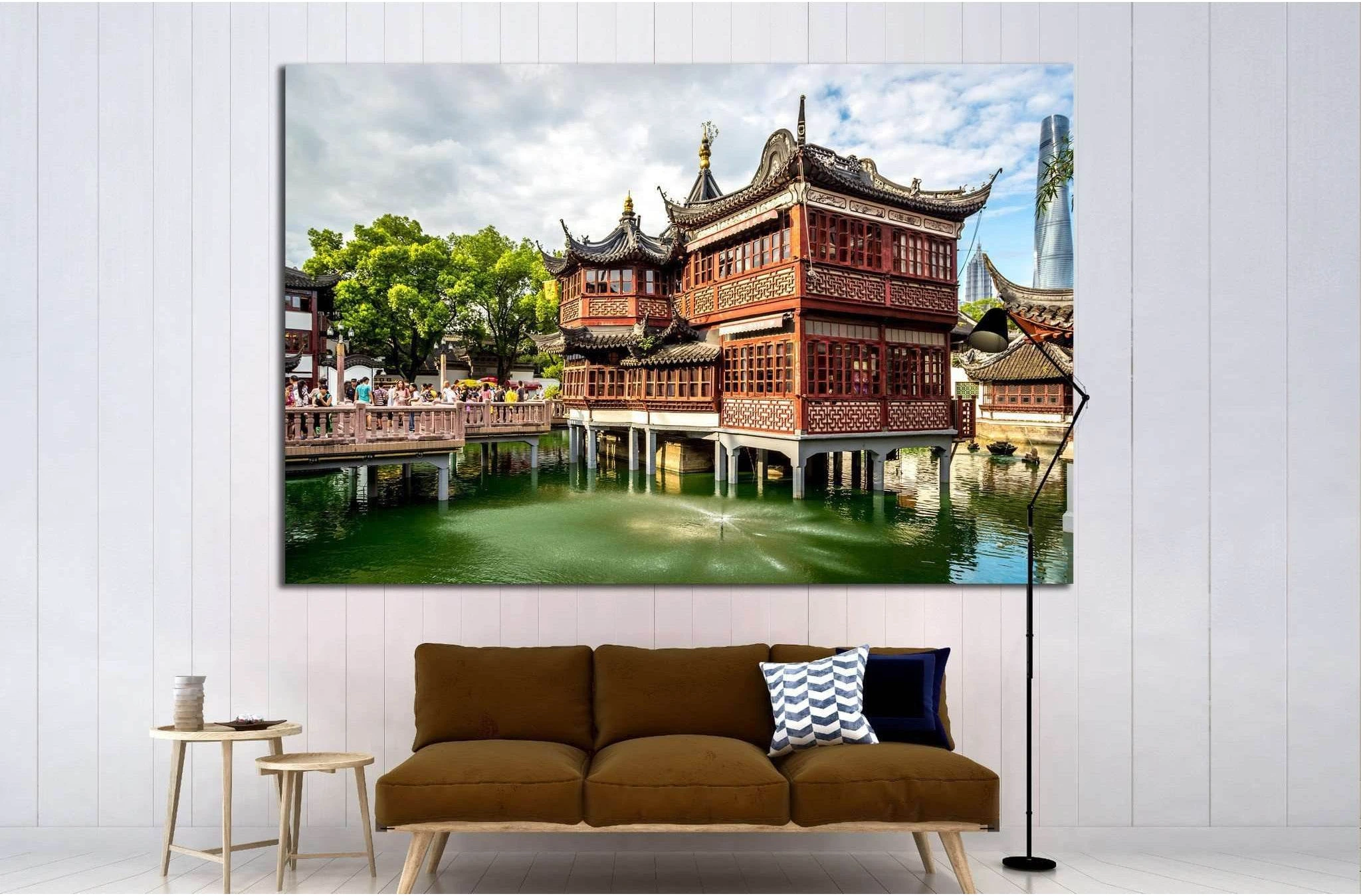 Shanghai, China №1554 Ready to Hang Canvas Print - Zellart Canvas Prints ALL_Products, s-1554