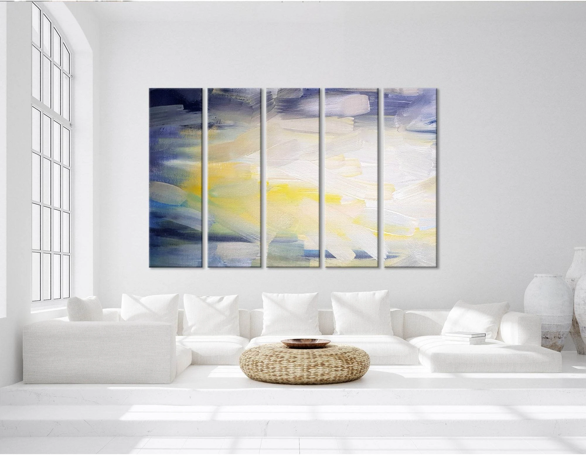 Sky And Sun Abstract №04265 Ready to Hang Canvas Print - Zellart Canvas Prints ALL_Products