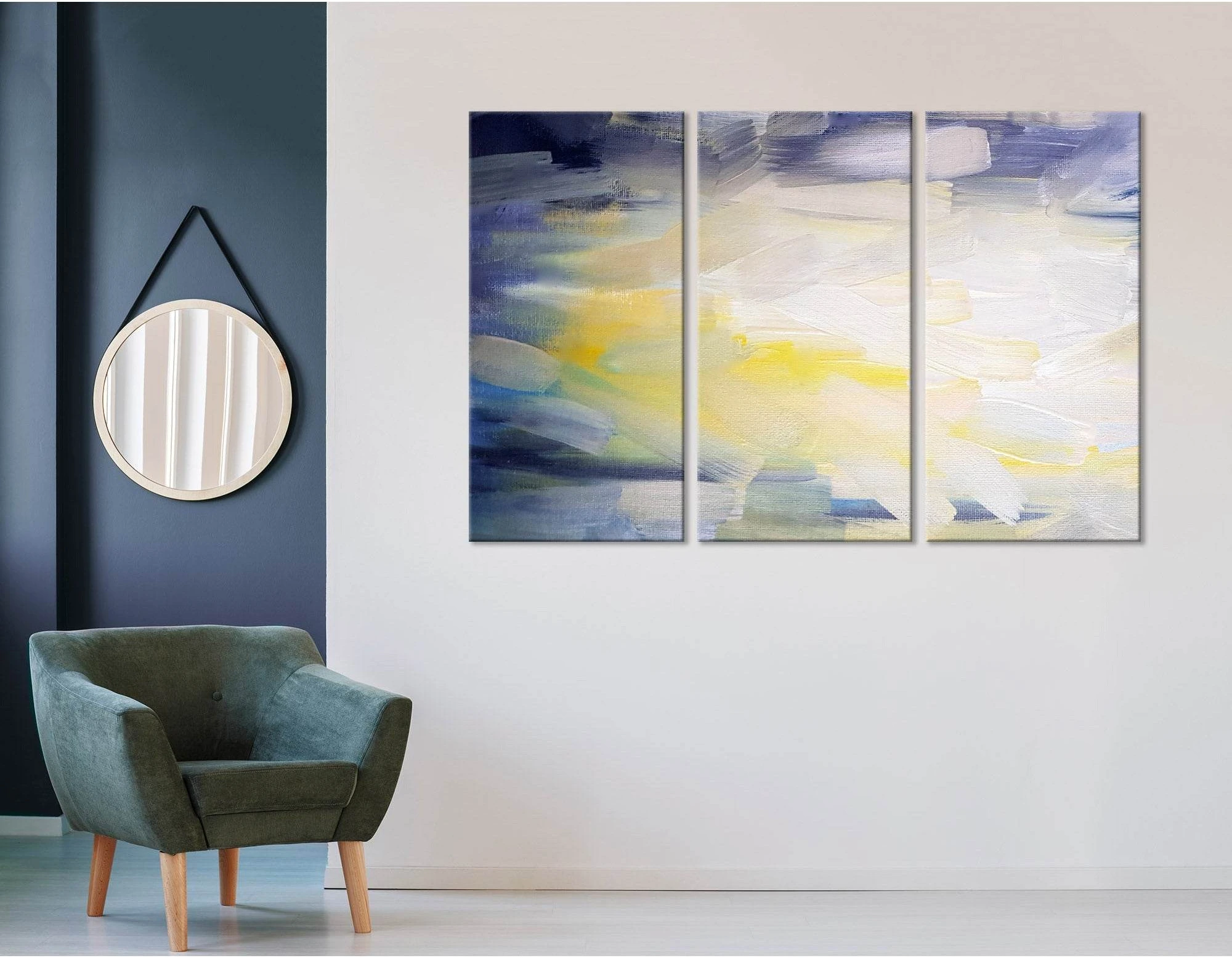 Sky And Sun Abstract №04265 Ready to Hang Canvas Print - Zellart Canvas Prints ALL_Products