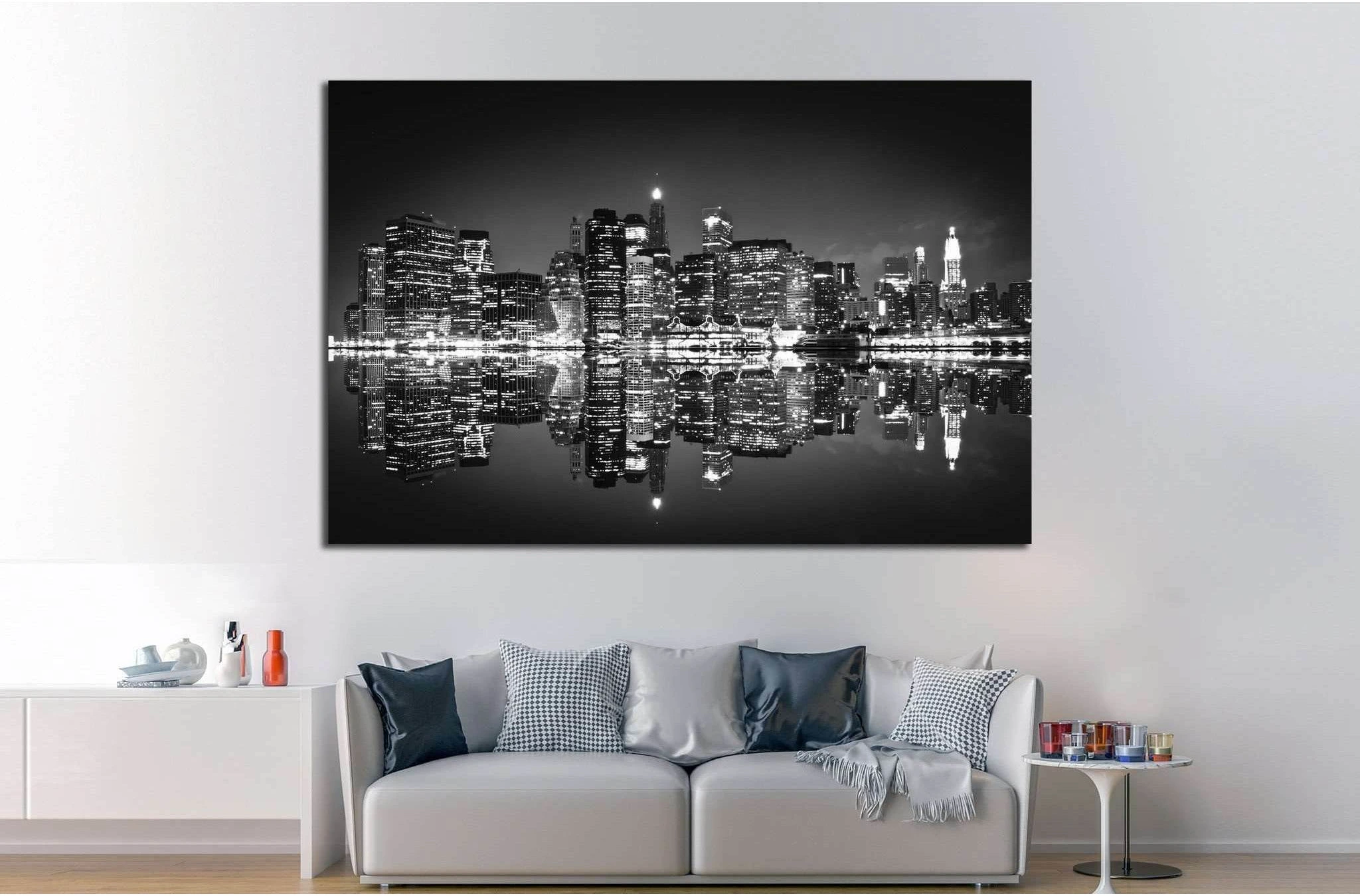 Skyscrapers of New York №741 Ready to Hang Canvas Print - Zellart Canvas Prints 0_NY_ART, ALL_Products, s-741