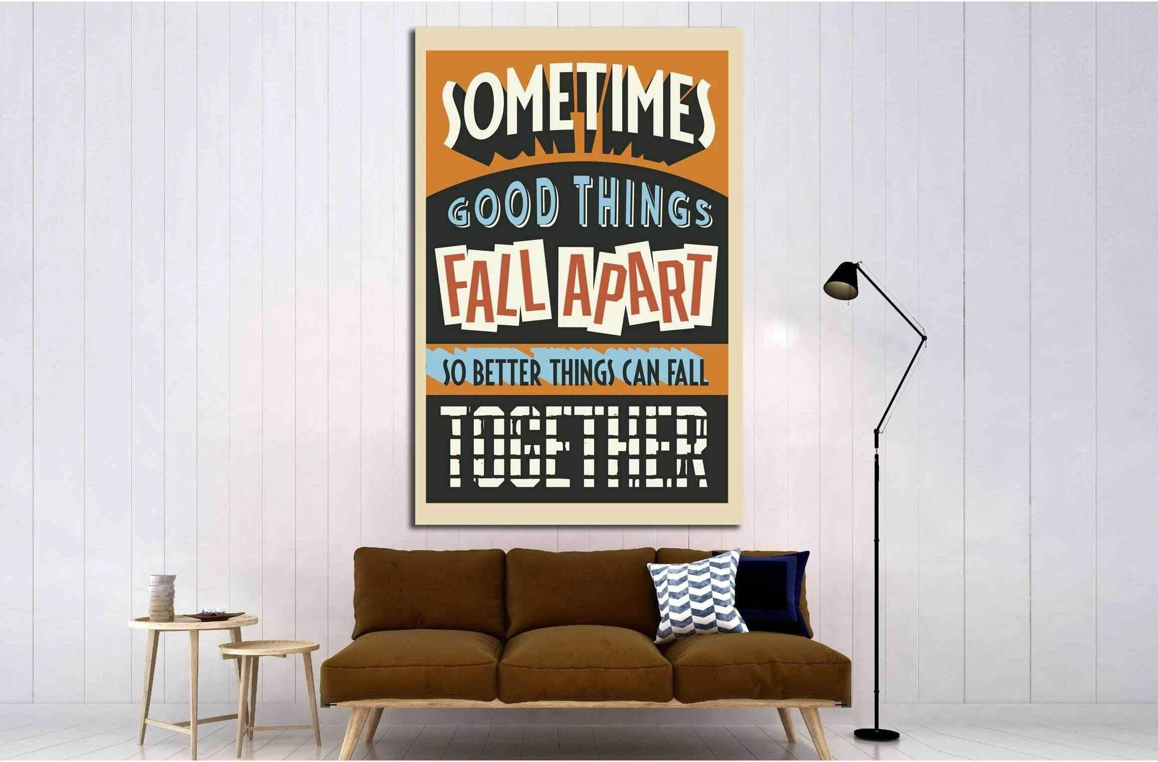 so better things csn fall together №4543 Ready to Hang Canvas Print - Zellart Canvas Prints ALL_Products, s-4542