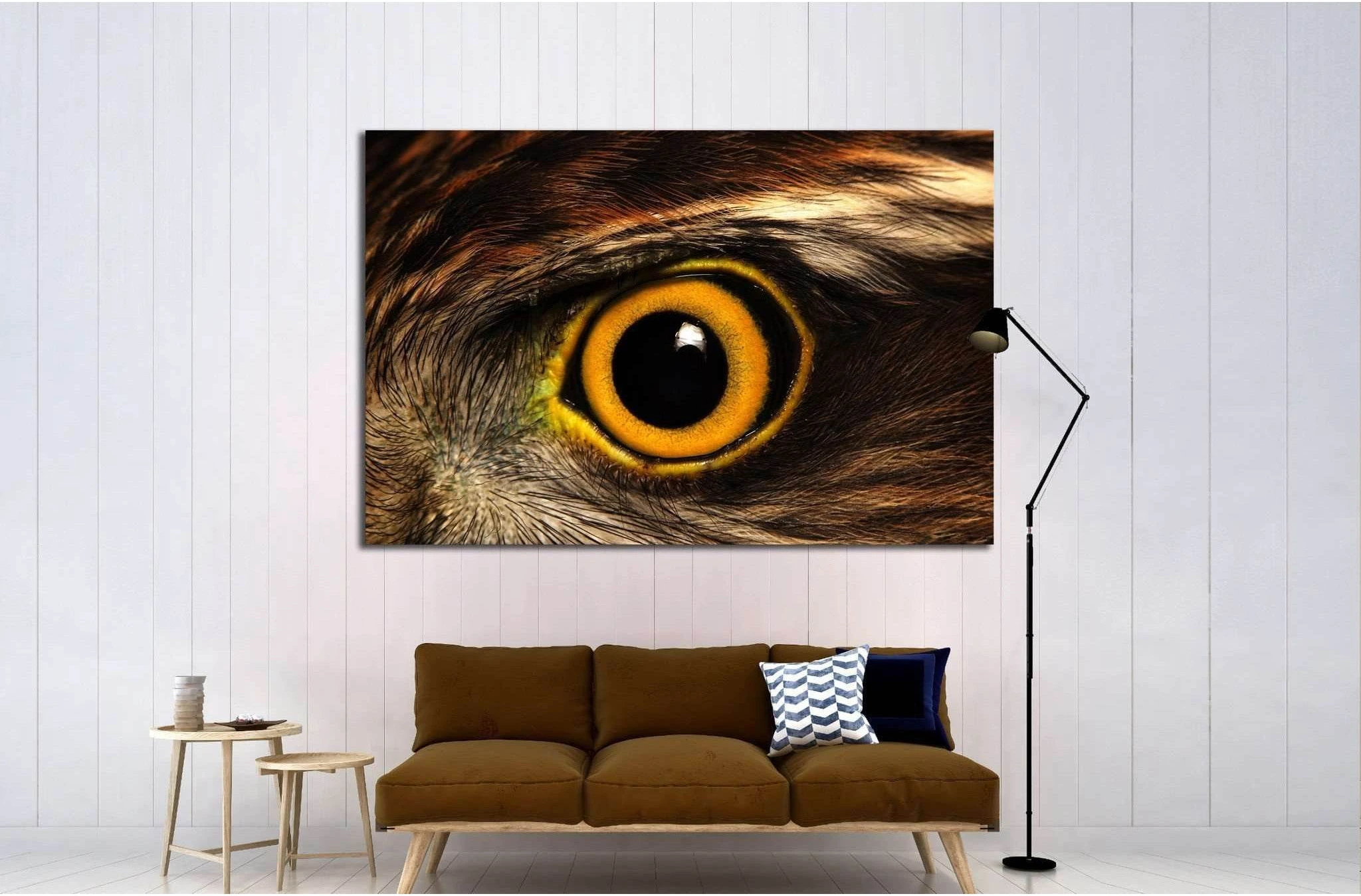 Sparrow-hawk eye №1862 Ready to Hang Canvas Print - Zellart Canvas Prints ALL_Products, s-1862