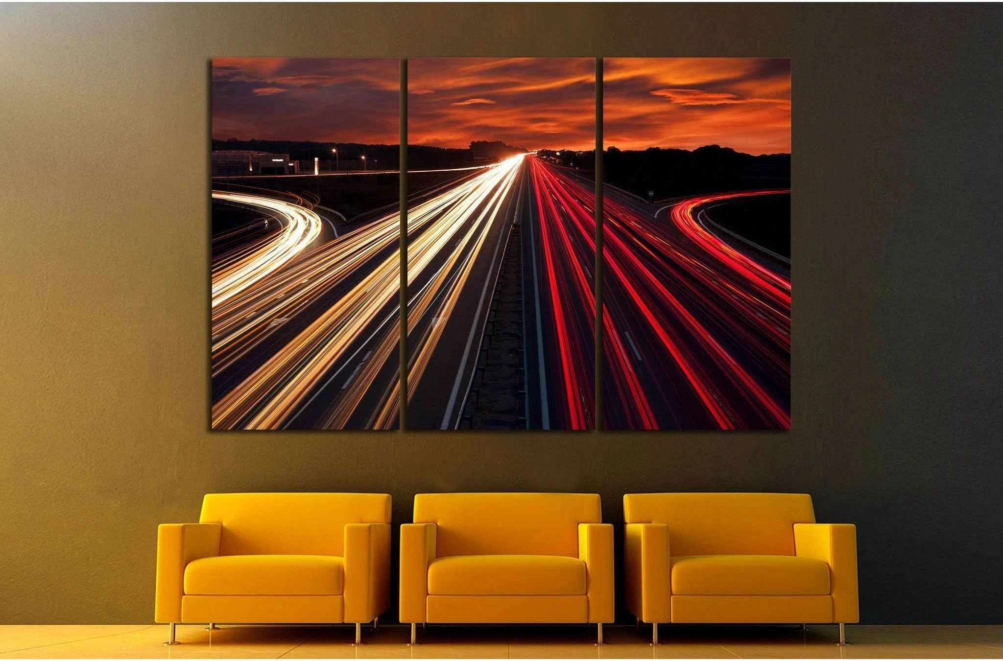 Speed Traffic №1045 Ready to Hang Canvas Print - Zellart Canvas Prints ALL_Products, s-1045